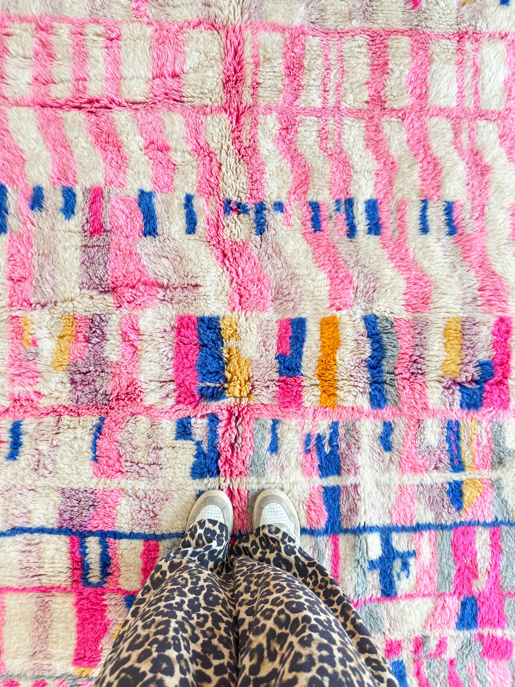 Colorful Berber rug 155 x 295 cm - n°2272