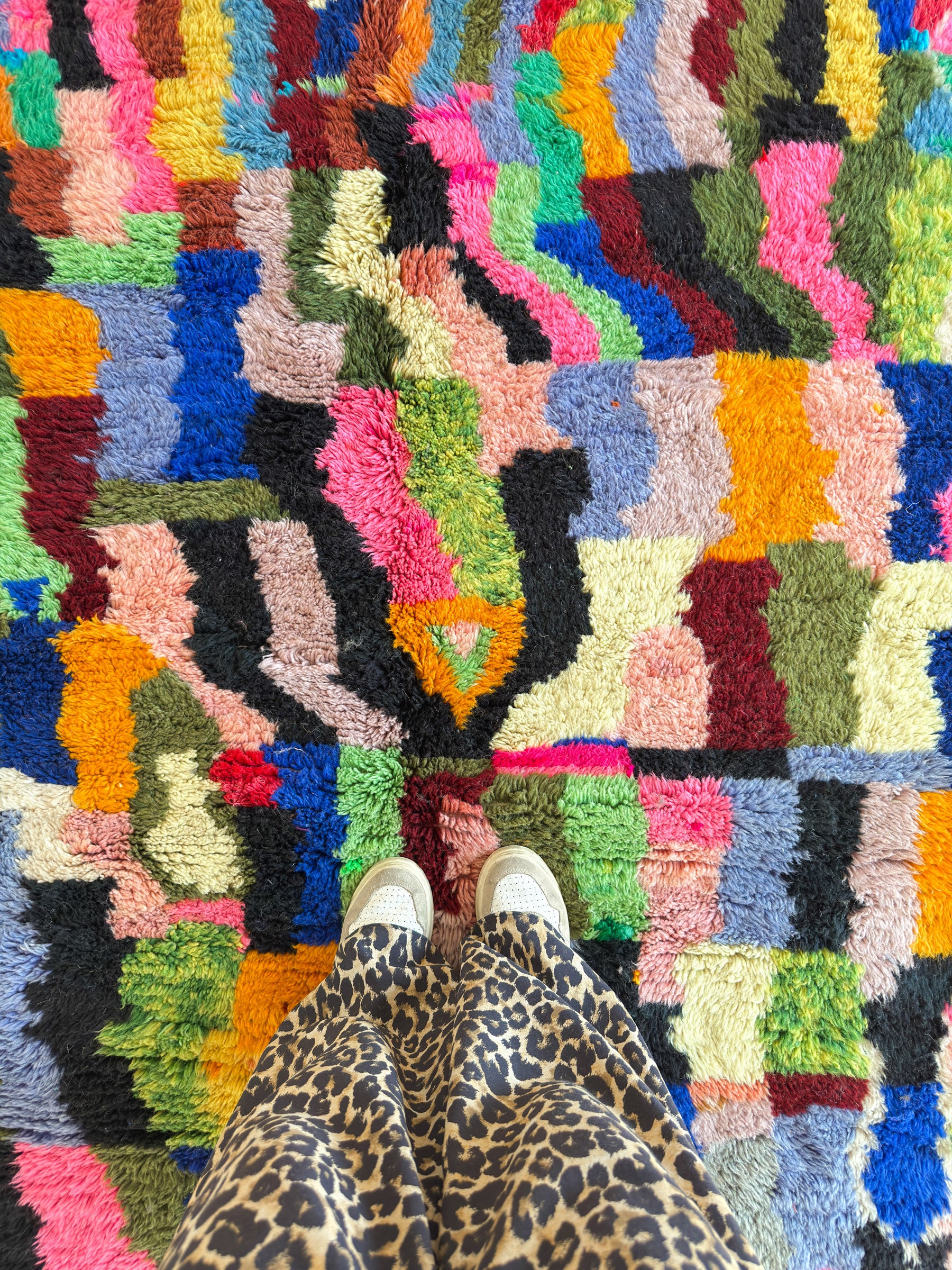 Colorful Berber rug 153 x 256 cm - n°2303