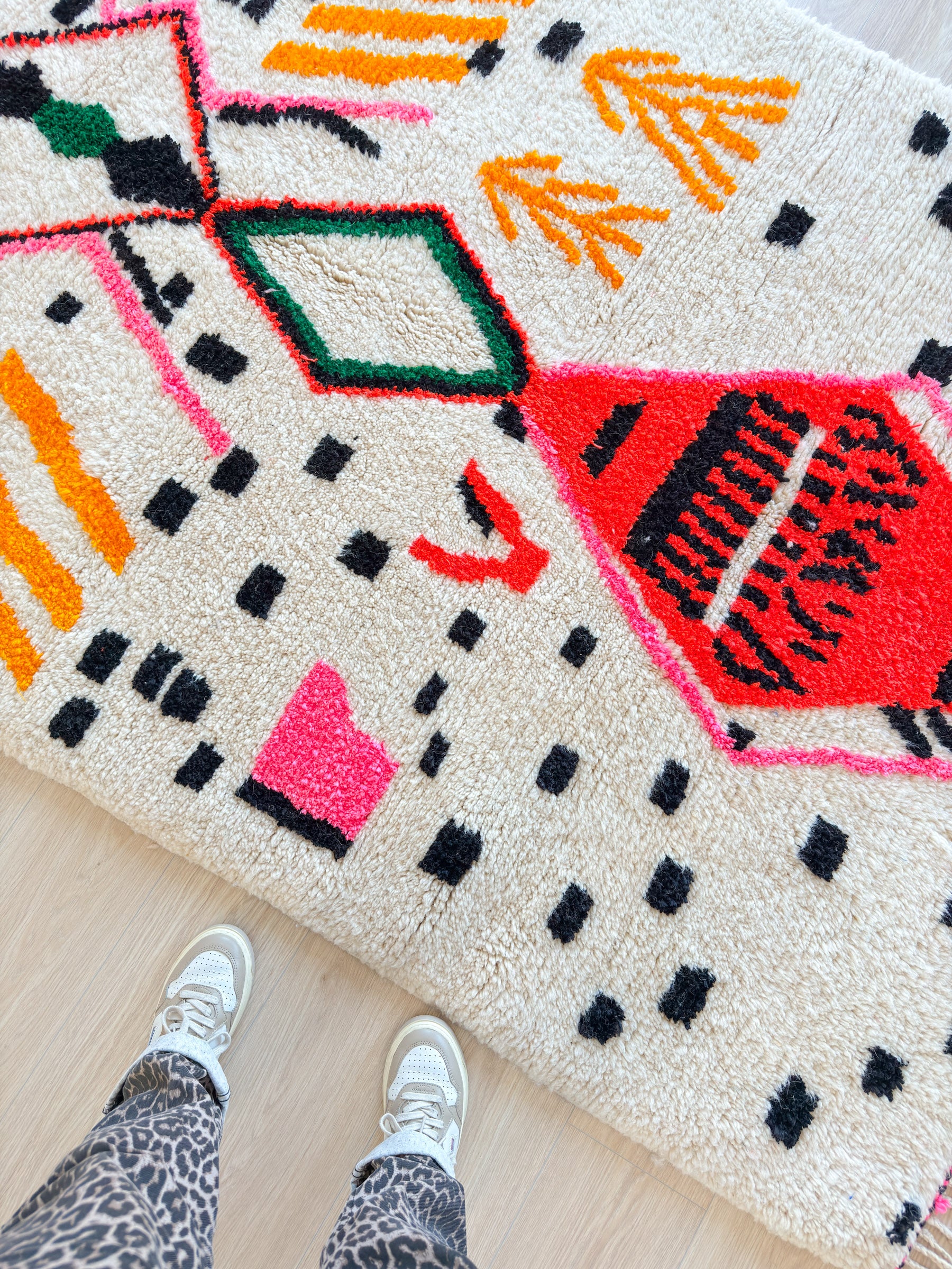 Colorful Berber rug 153 x 285 cm - n°2008