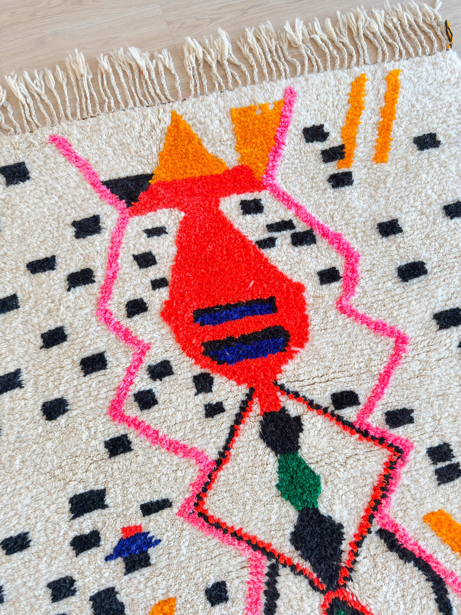 Colorful Berber rug 153 x 285 cm - n°2008