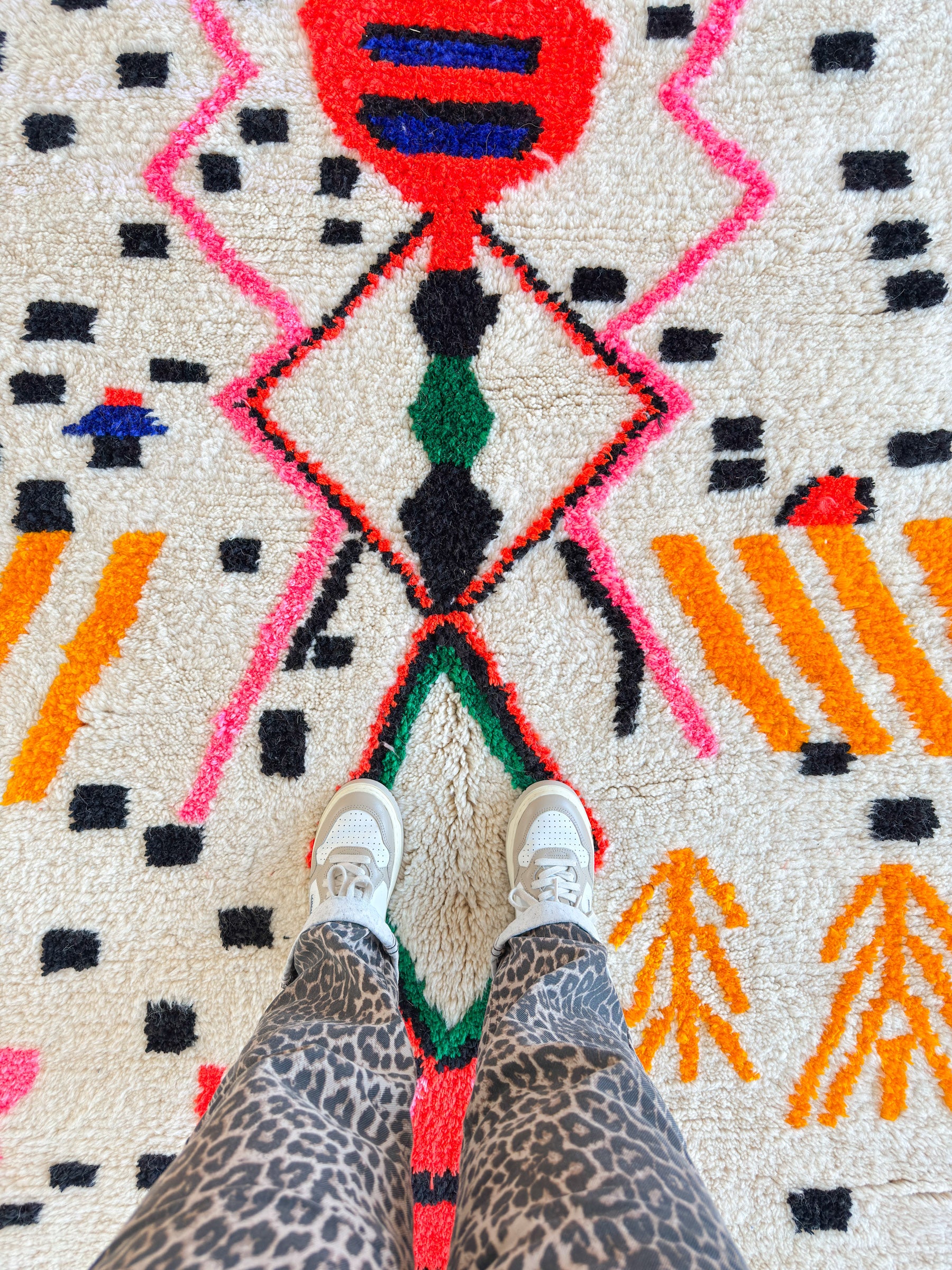 Bunter Berberteppich 153 x 285 cm - Nr. 2008