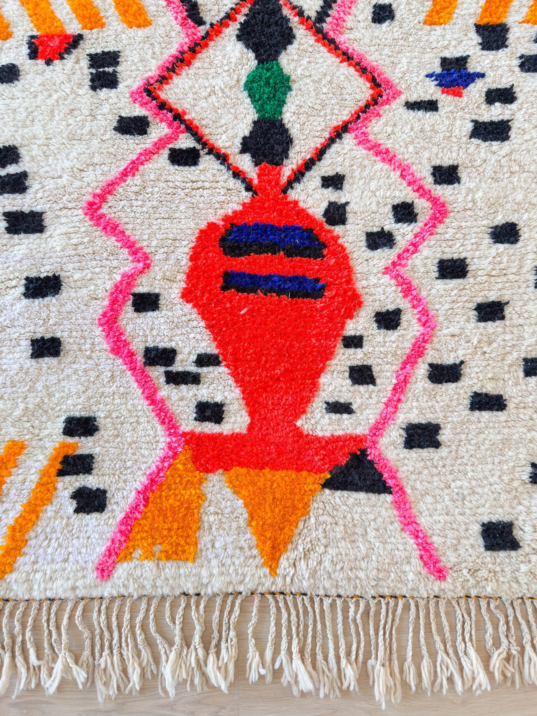 Colorful Berber rug 153 x 285 cm - n°2008