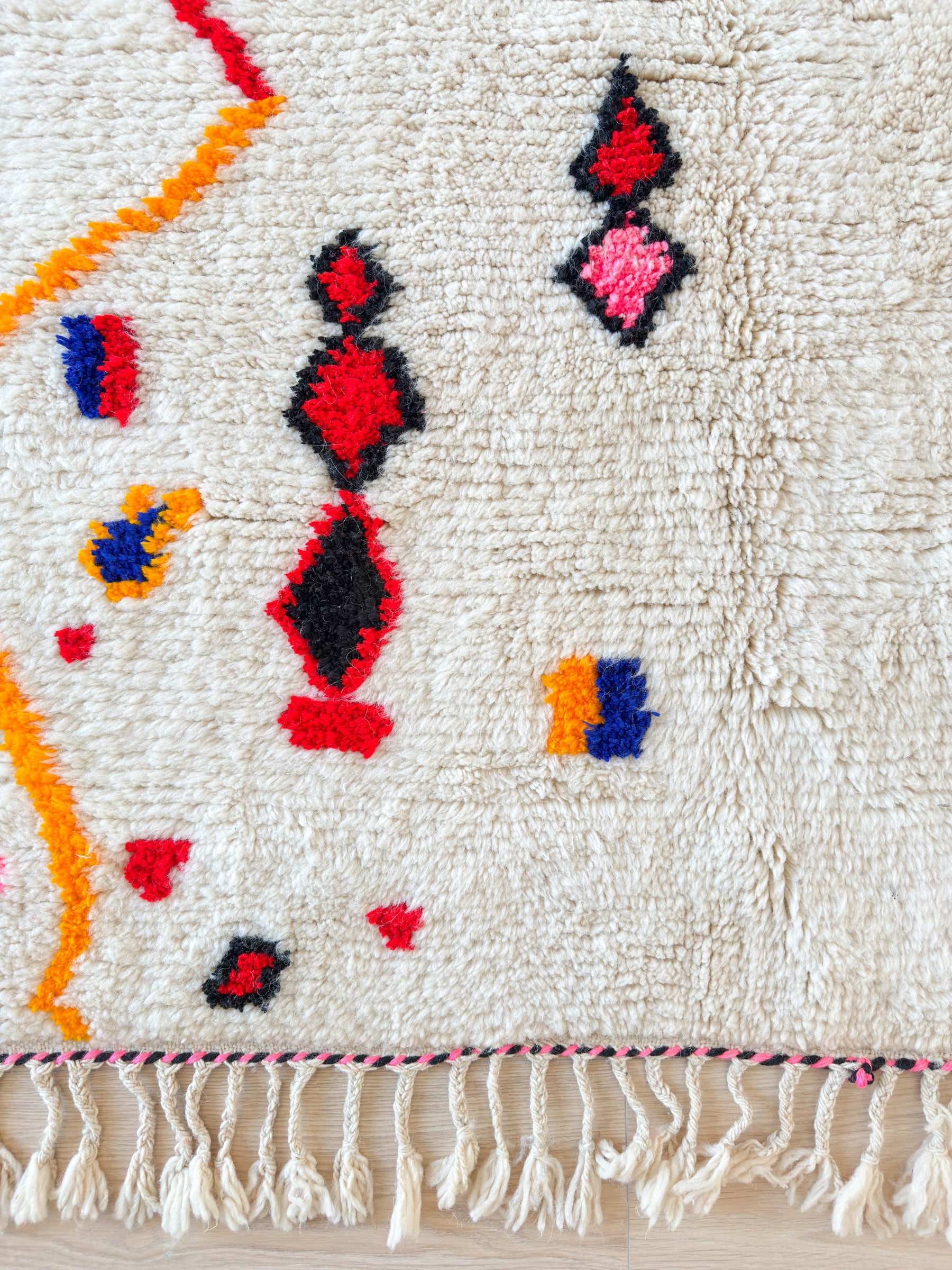 Colorful Berber rug 138 x 266 cm - no. 2044