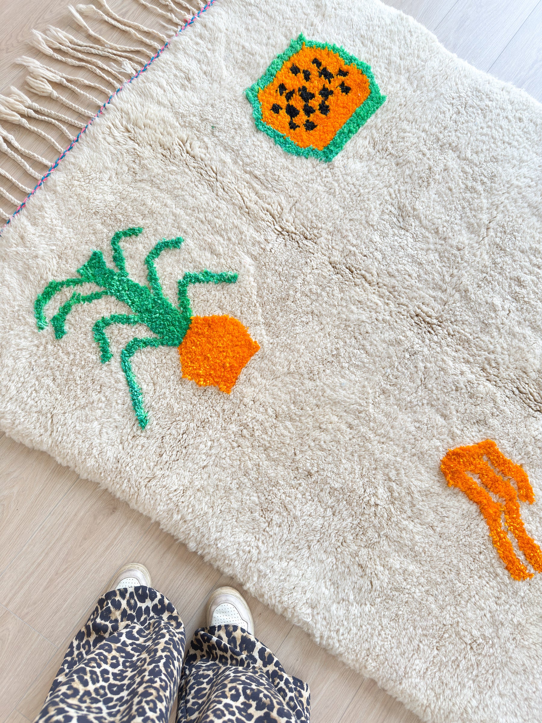 Tapis berbère coloré 149 x 287 cm - n°2337