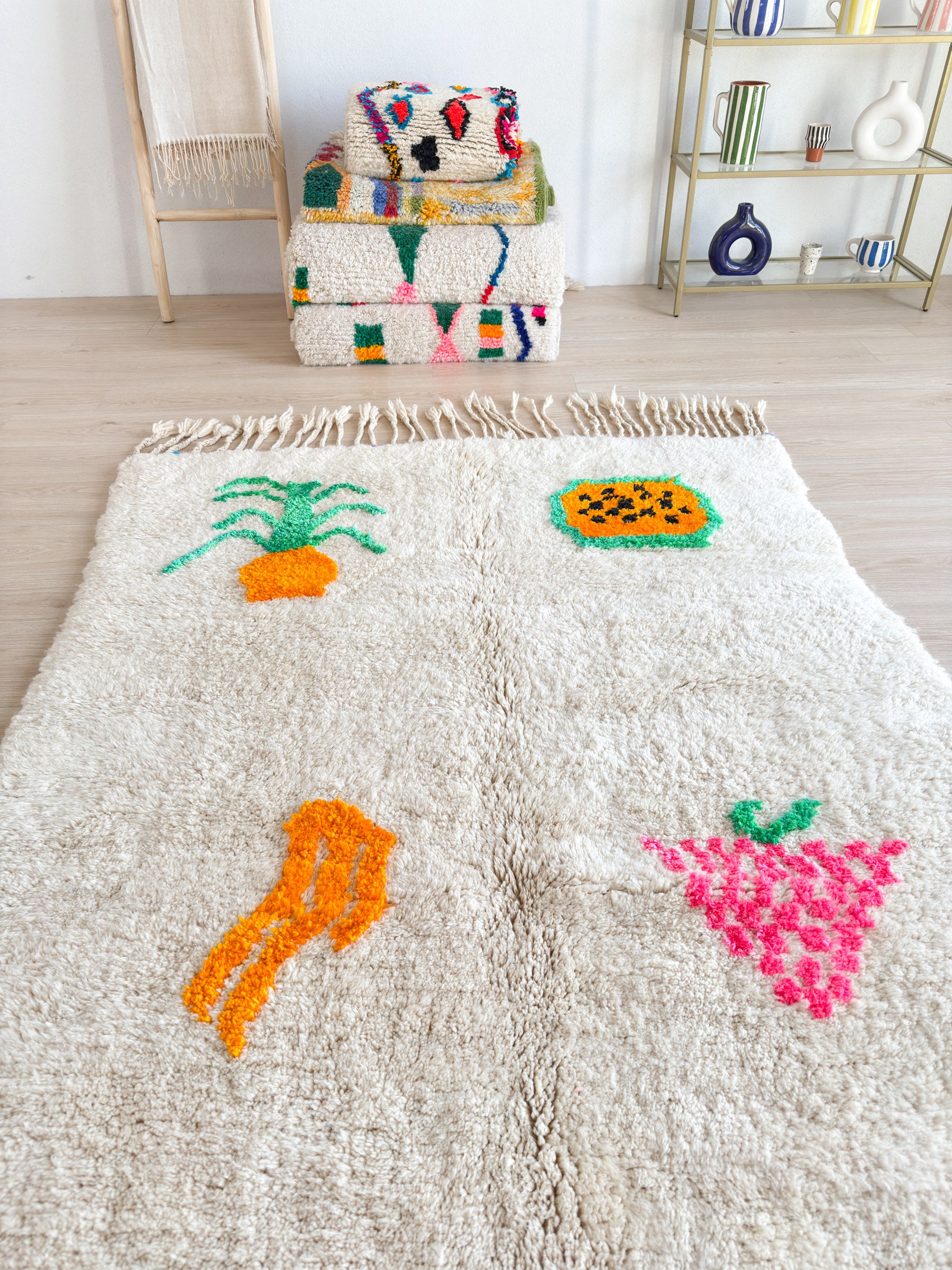 Kleurrijk Berber tapijt 149 x 287 cm - n°2337