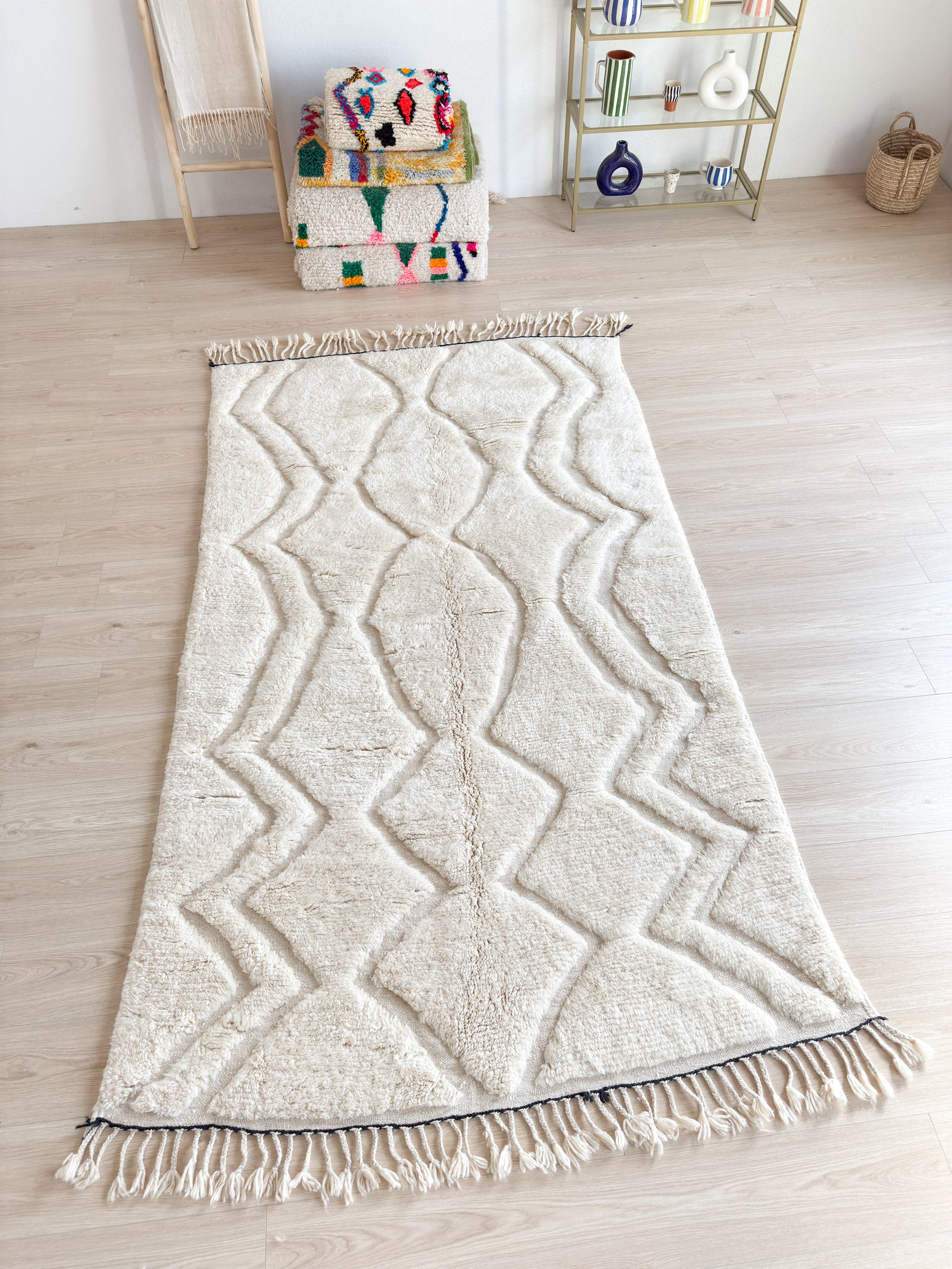 White Berber rug - No. 2316