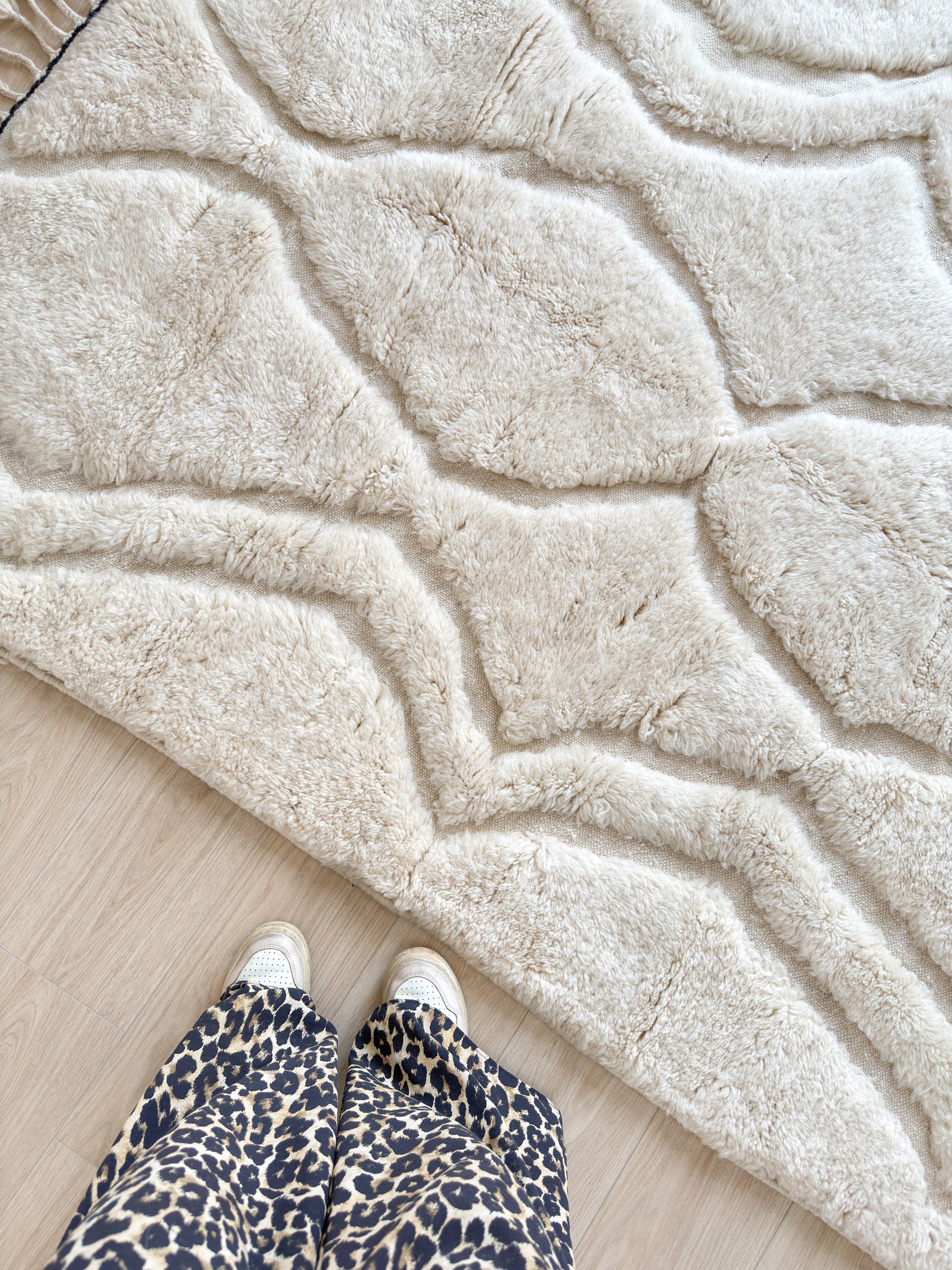 Witte Berber Tapijt - n°2316