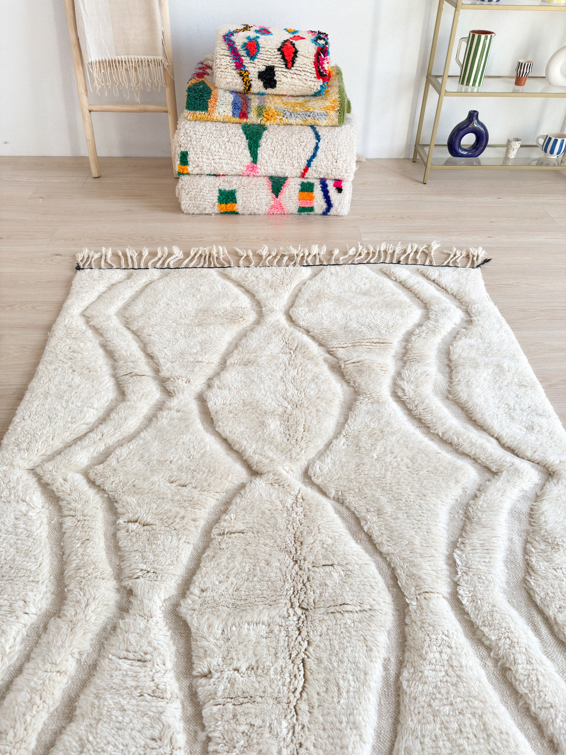 White Berber rug - No. 2316