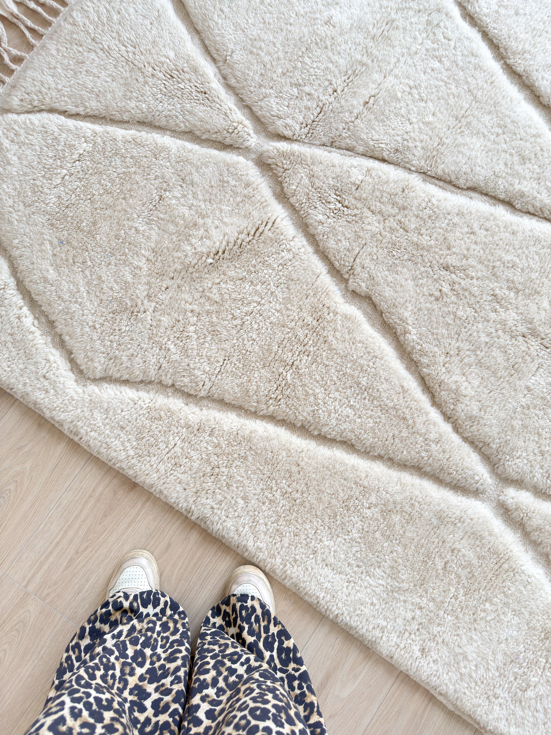 Wit Berber tapijt - n°2317