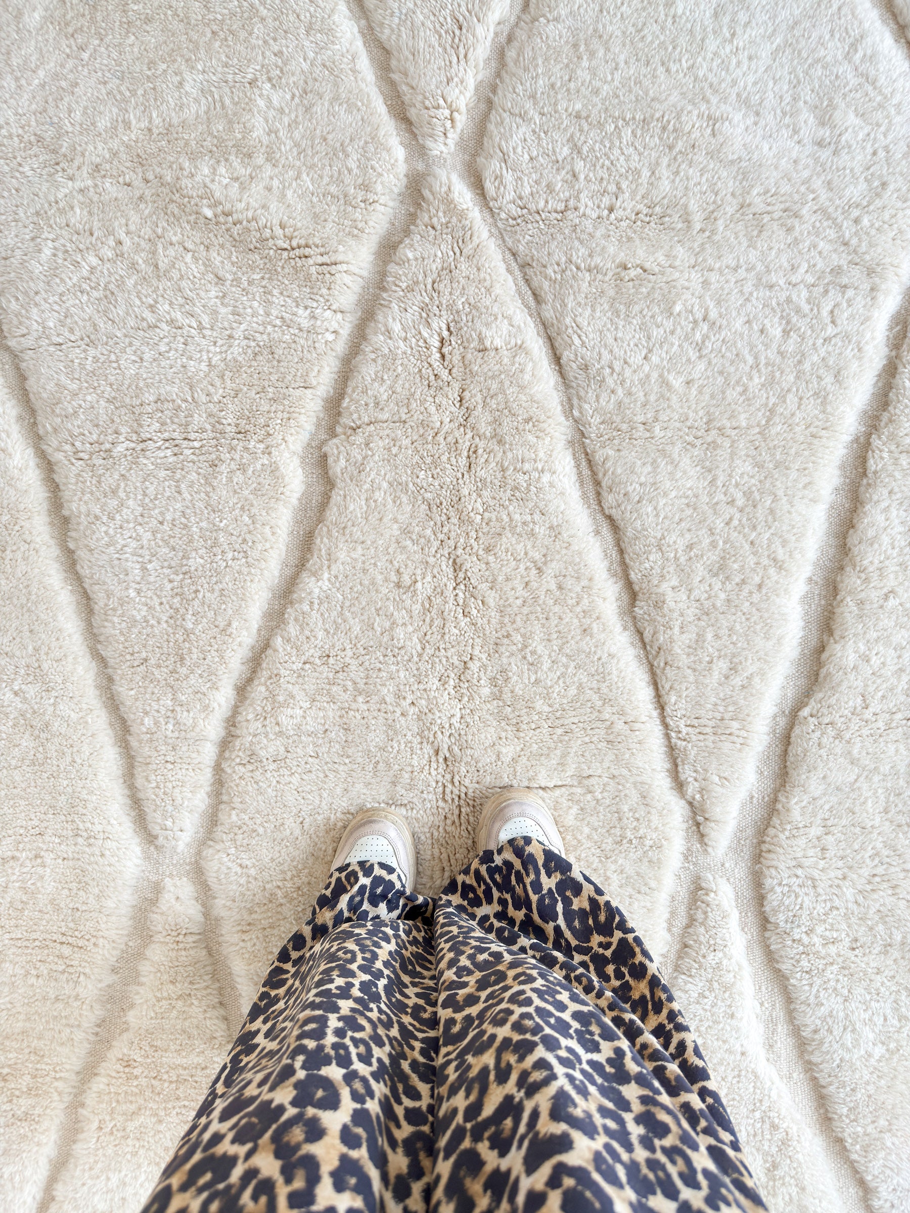 Wit Berber tapijt - n°2317