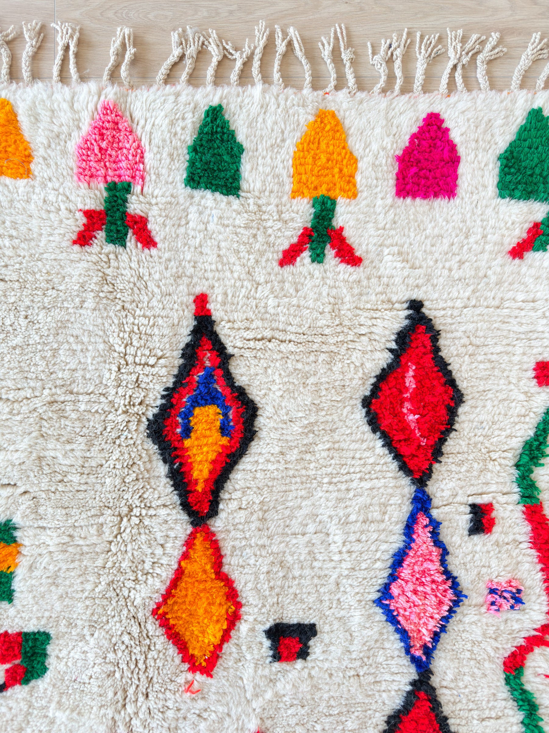 Colorful Berber rug 148 x 274 cm - n°2002