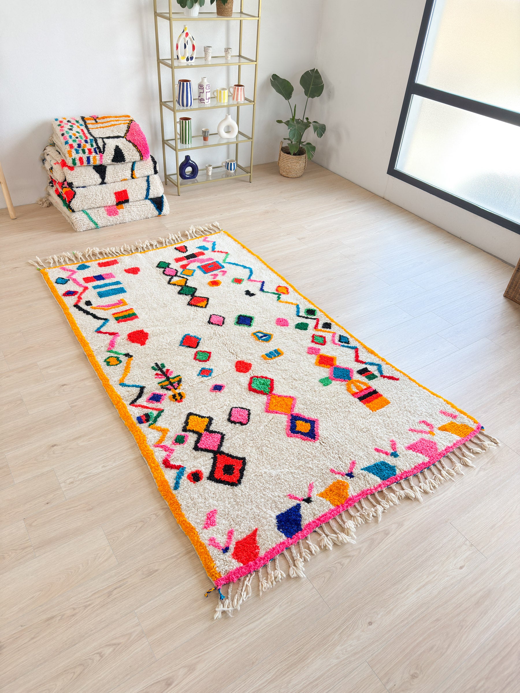 Colorful Berber carpet - n°522