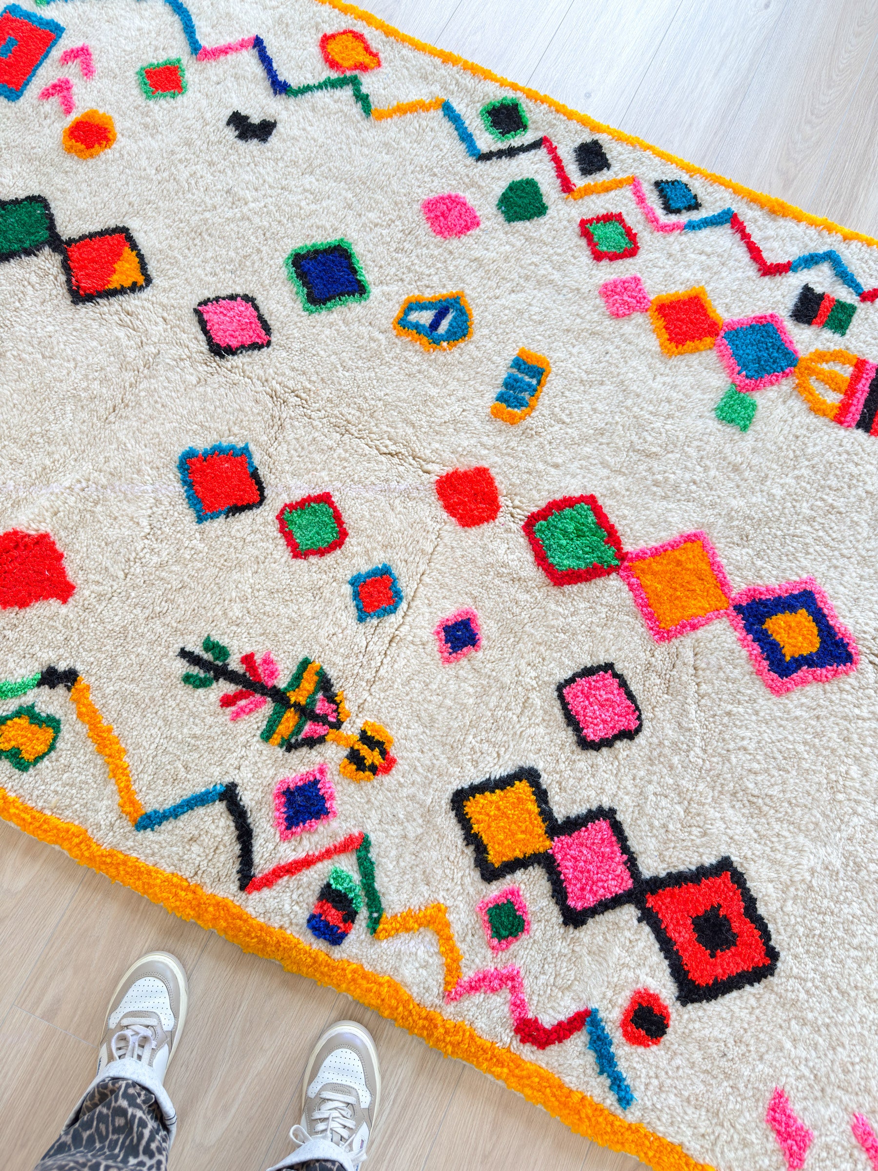 Colorful Berber carpet - n°522