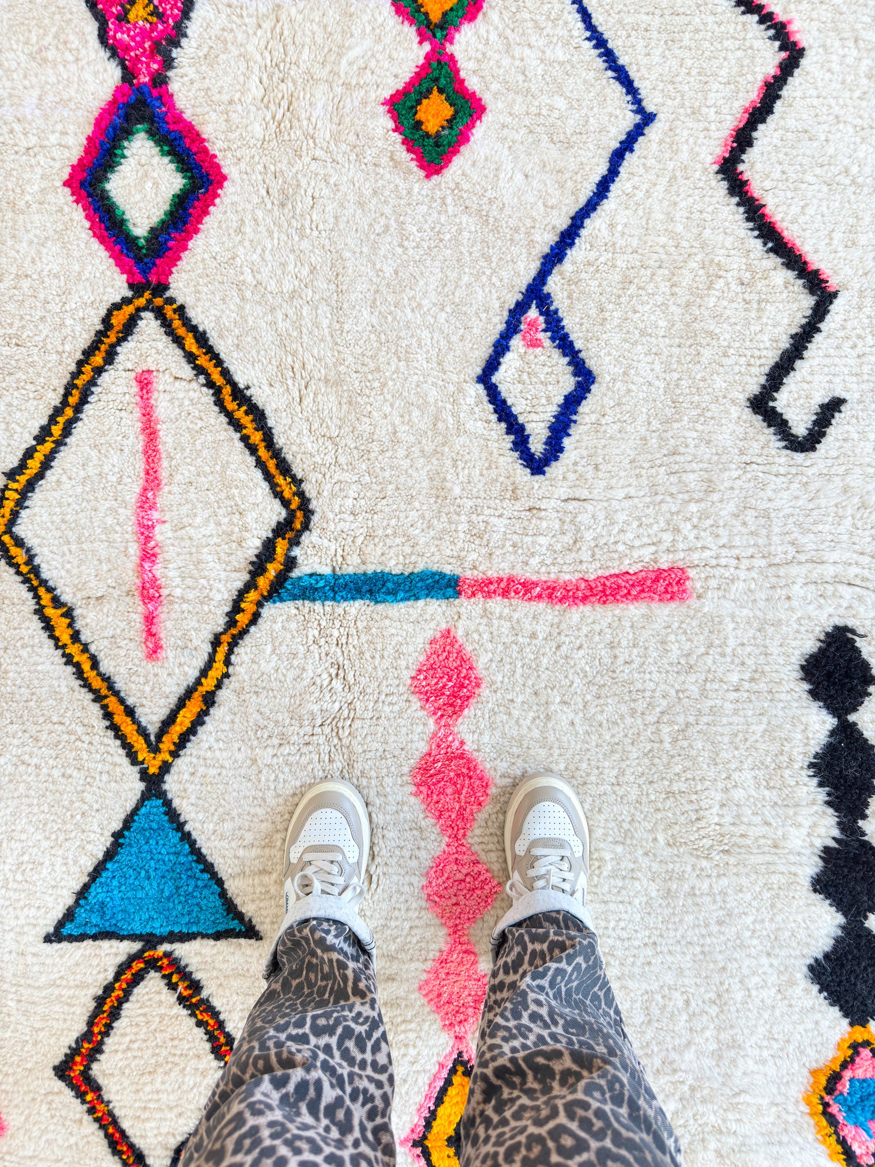 Bunter Berberteppich 152 x 278 cm - Nr. 2037