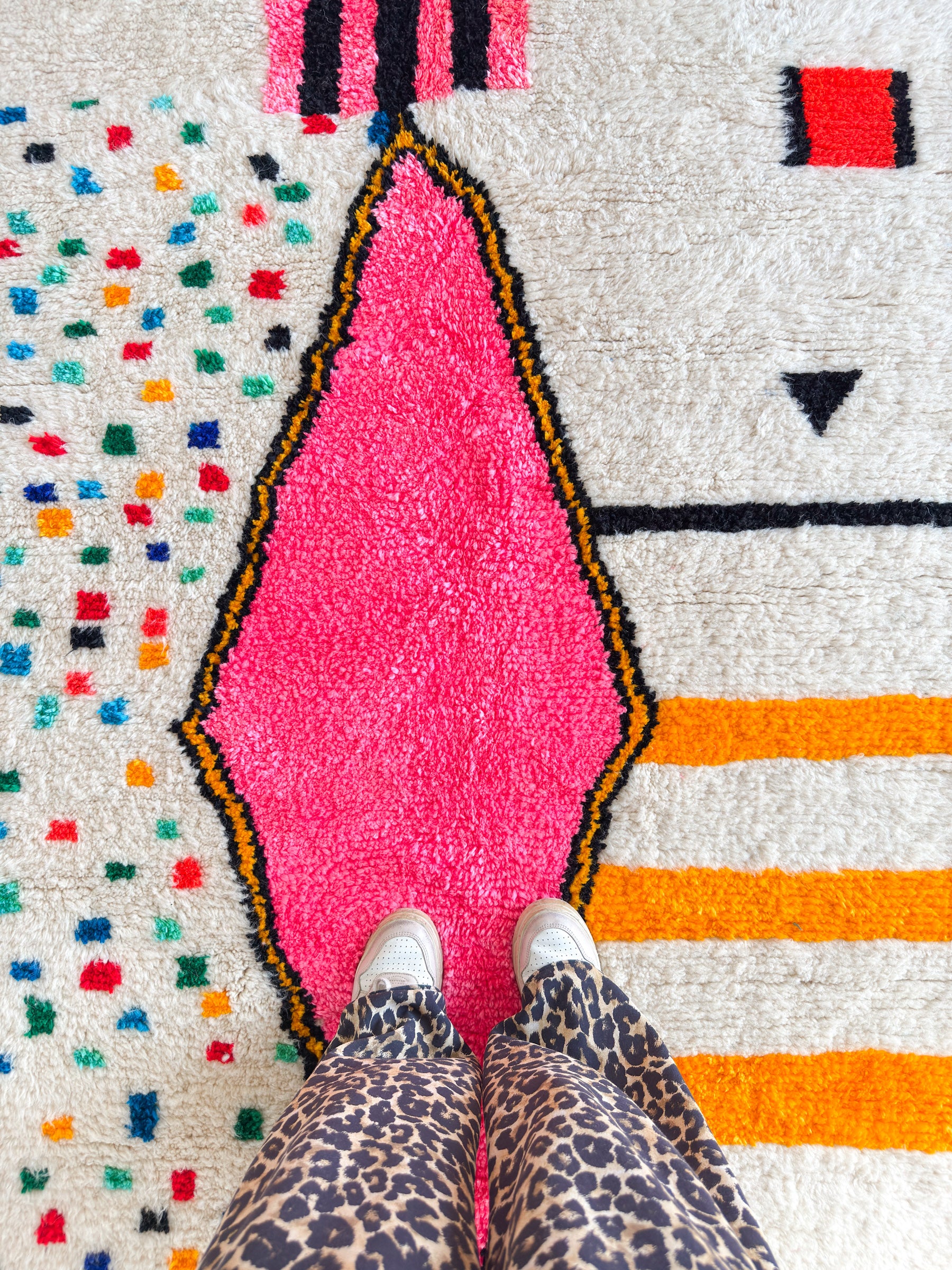 Bunter Berberteppich 266 x 351 cm - Nr. 2335