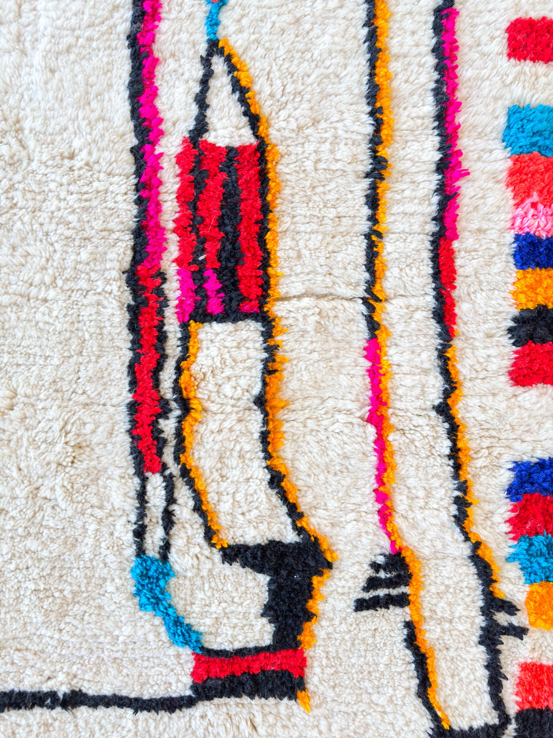 Colorful Berber carpet - n°534