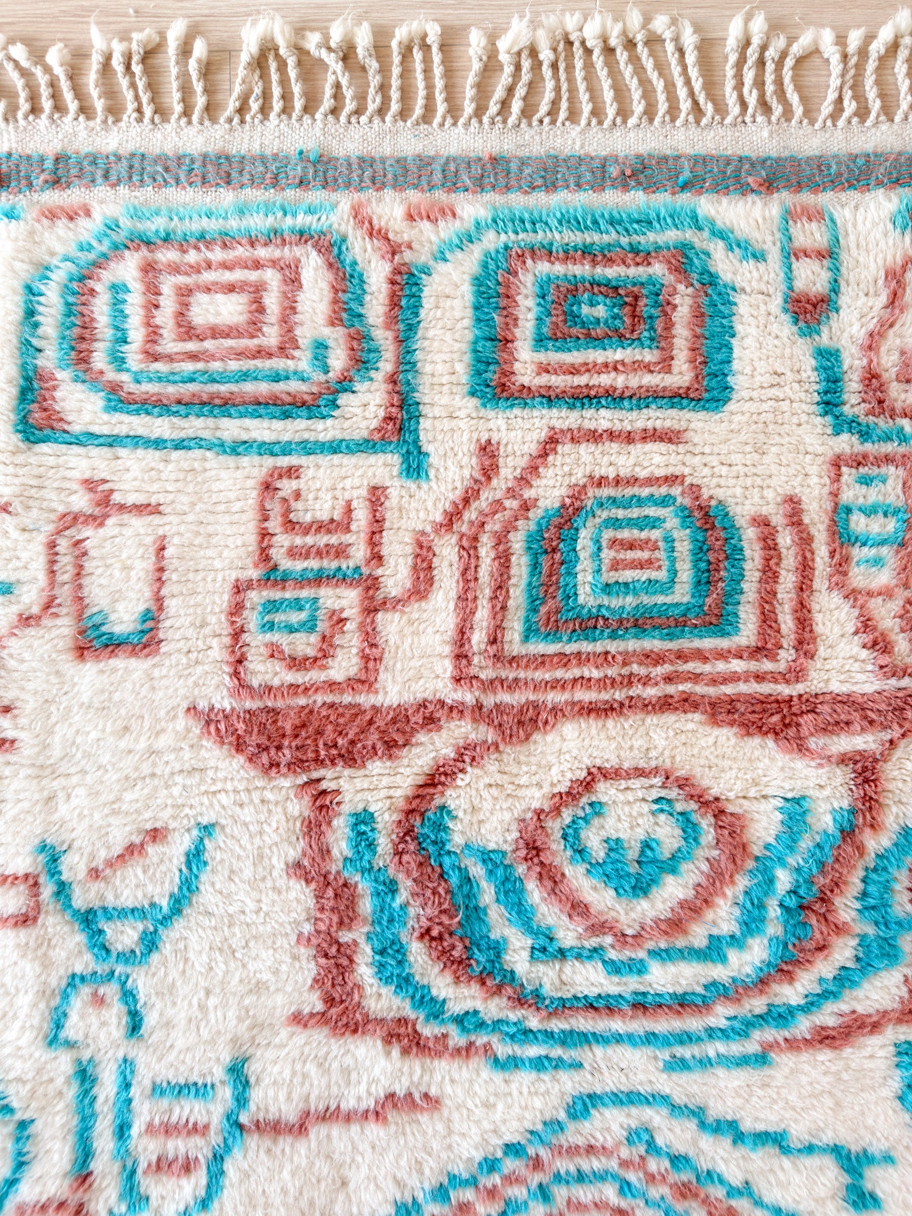Colorful Berber rug 114 x 172 cm - n°2331