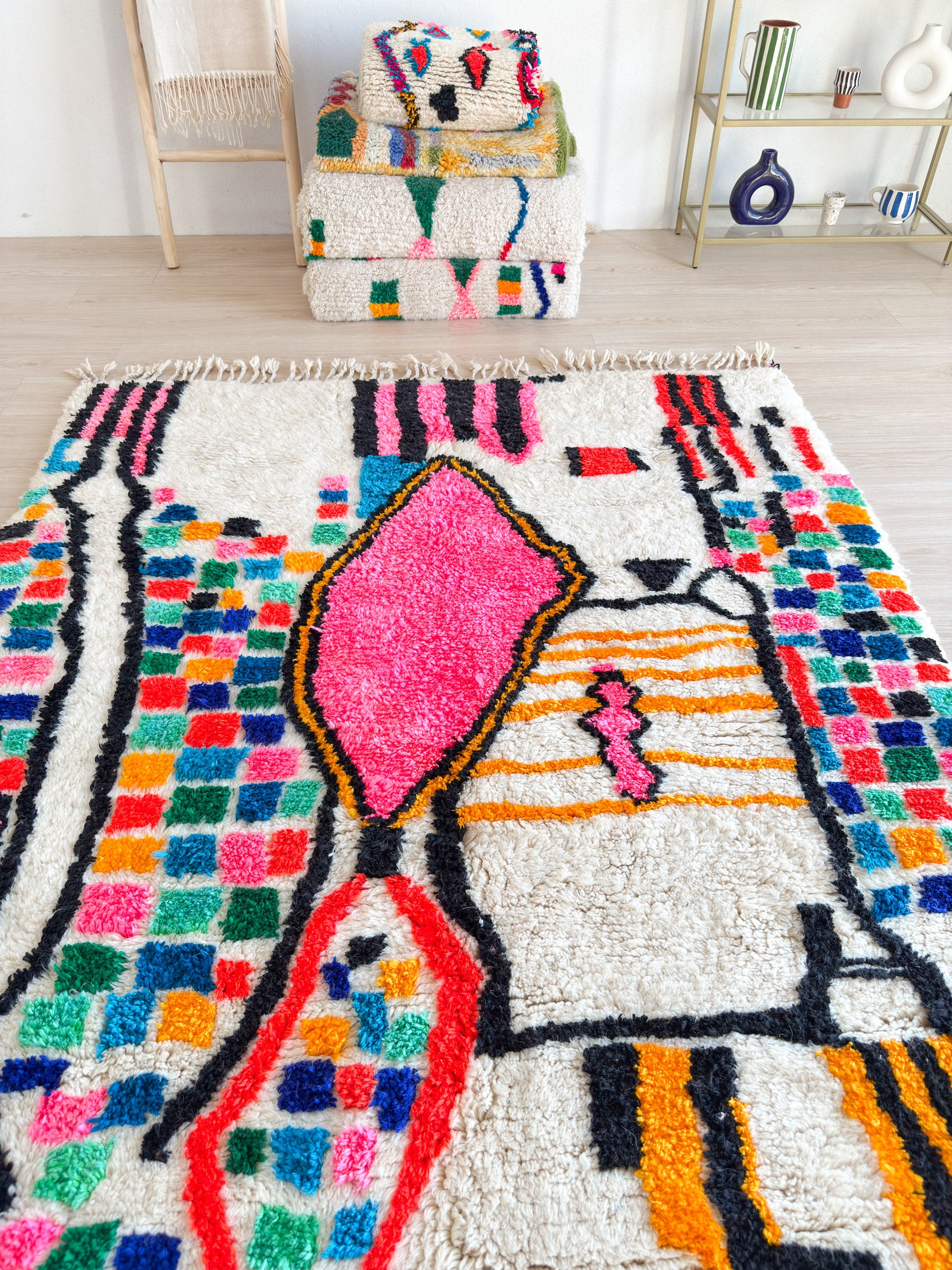 Colorful Berber rug 177 x 283 cm - n°2310