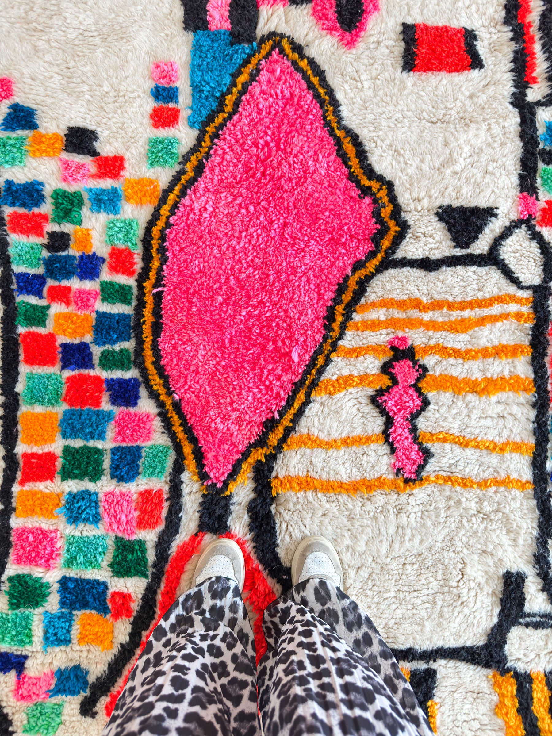 Bunter Berberteppich 177 x 283 cm - Nr. 2310