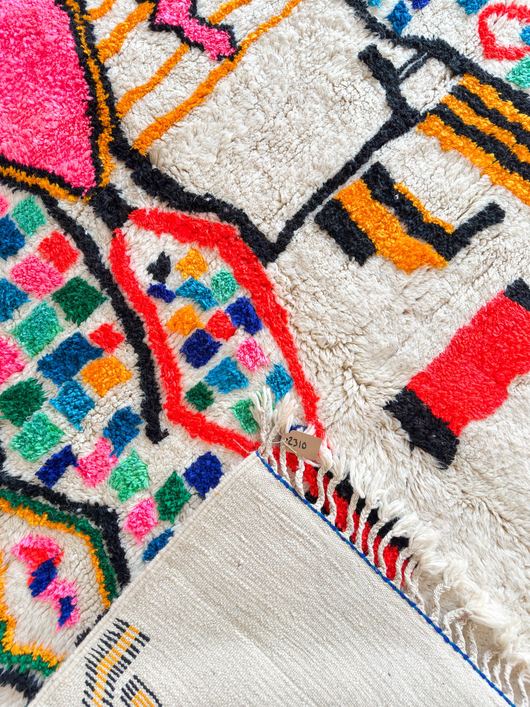 Colorful Berber rug 177 x 283 cm - n°2310