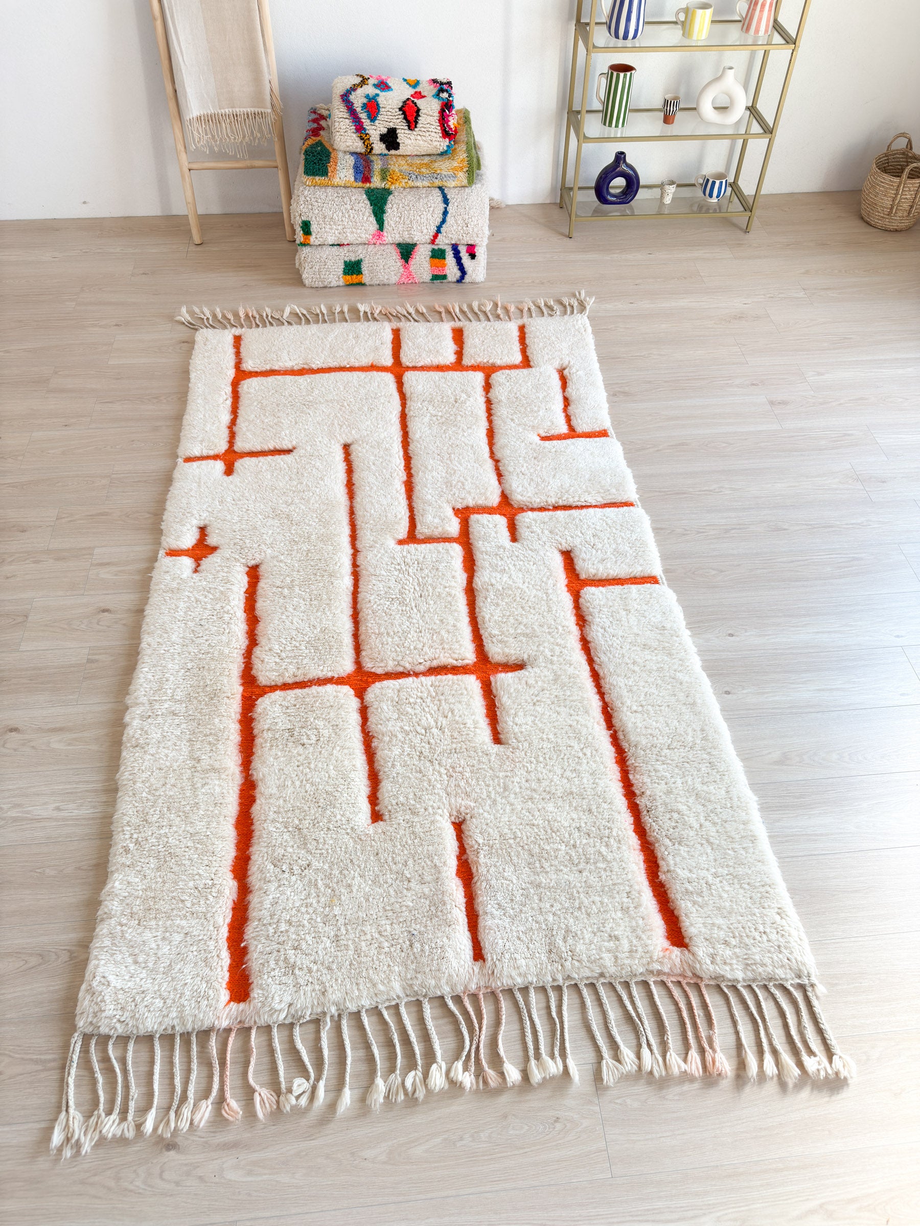 Colorful Berber rug 151 x 281 cm - n°2278