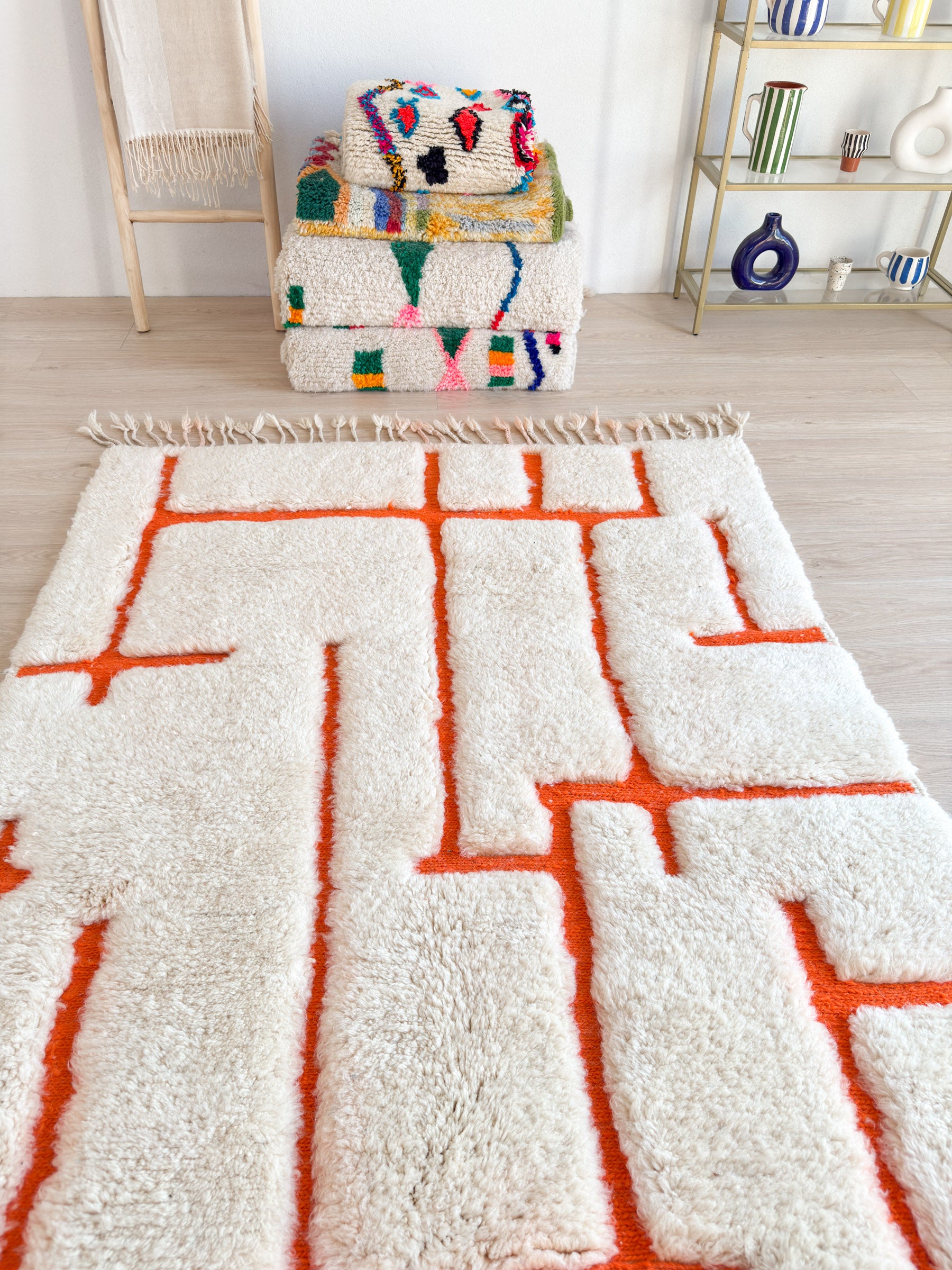 Colorful Berber rug 151 x 281 cm - n°2278