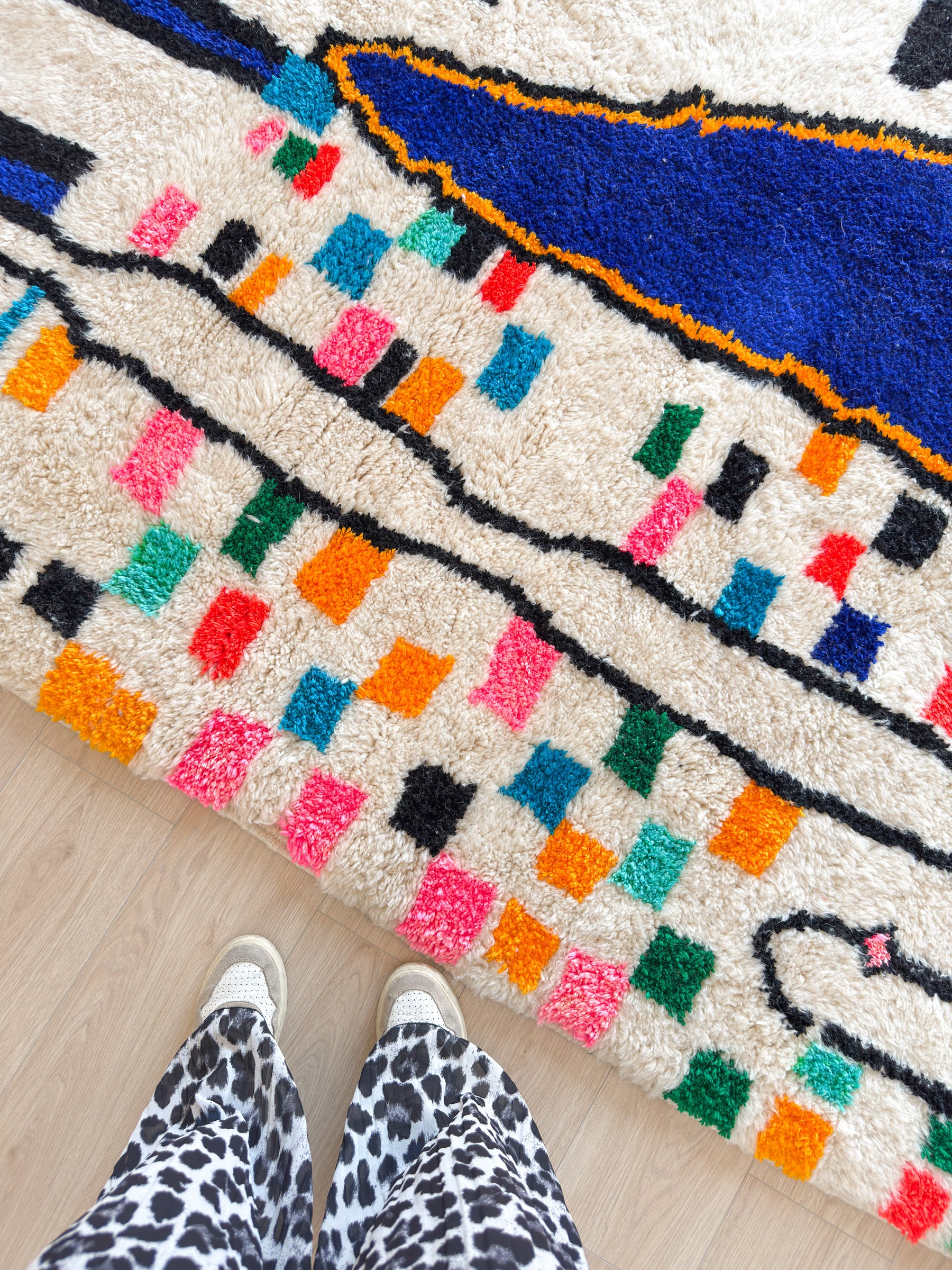 Colorful Berber rug 218 x 311 cm - n°2277