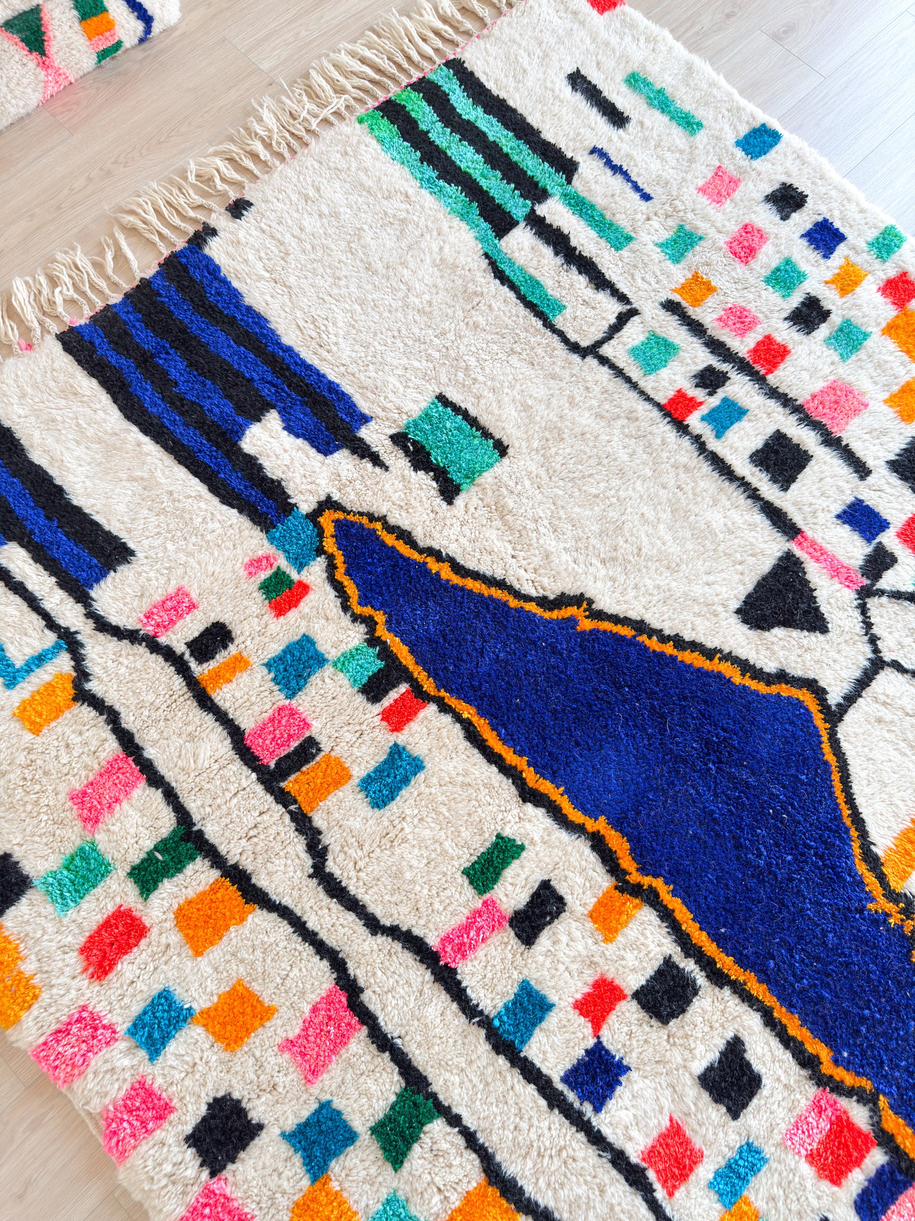 Colorful Berber rug 218 x 311 cm - n°2277