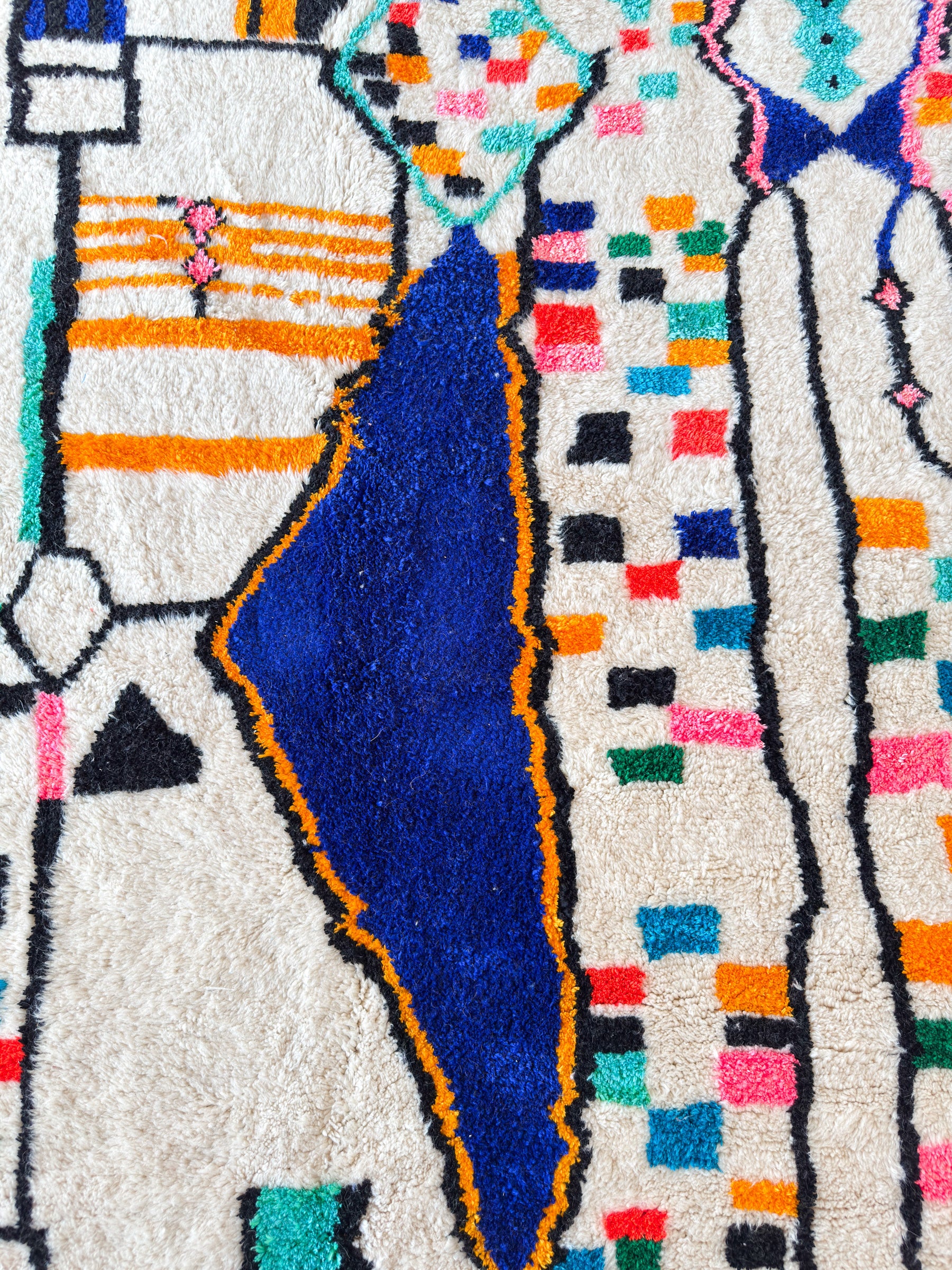 Colorful Berber rug 218 x 311 cm - n°2277