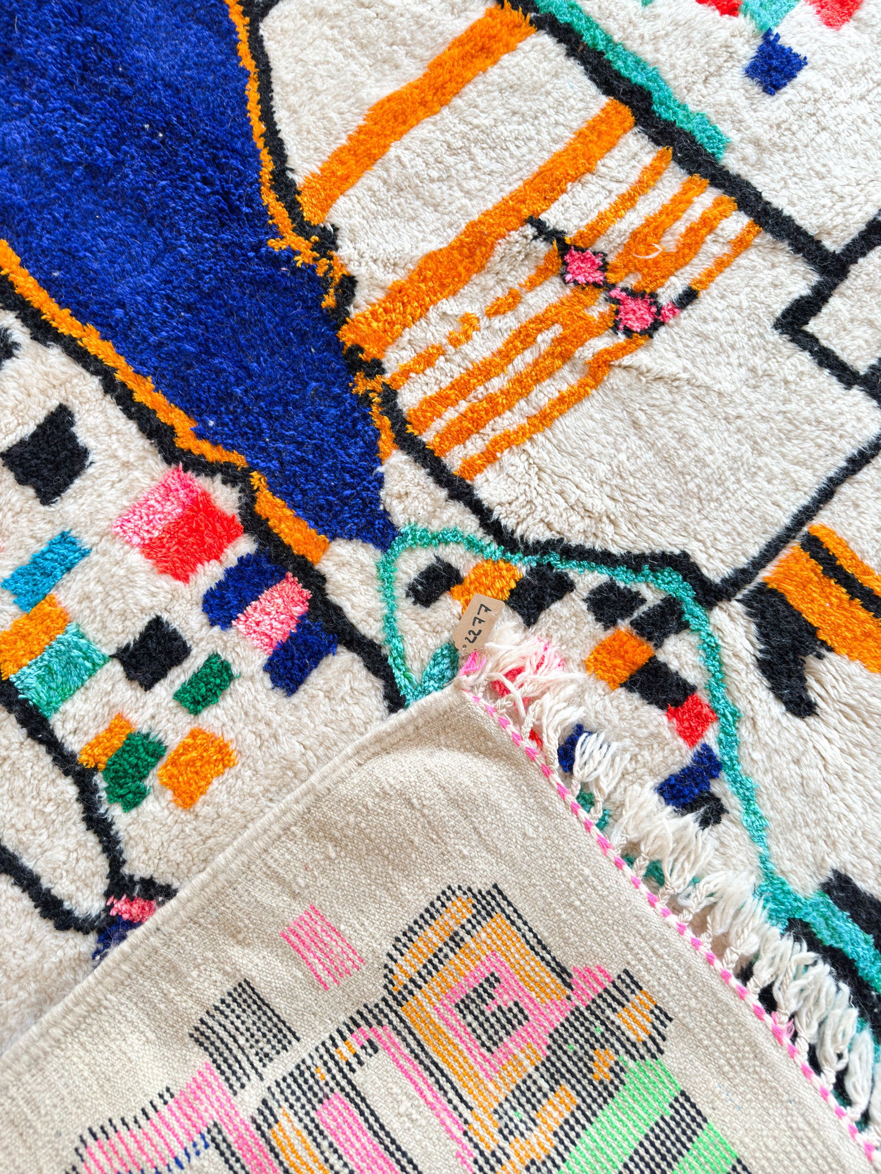 Colorful Berber rug 218 x 311 cm - n°2277