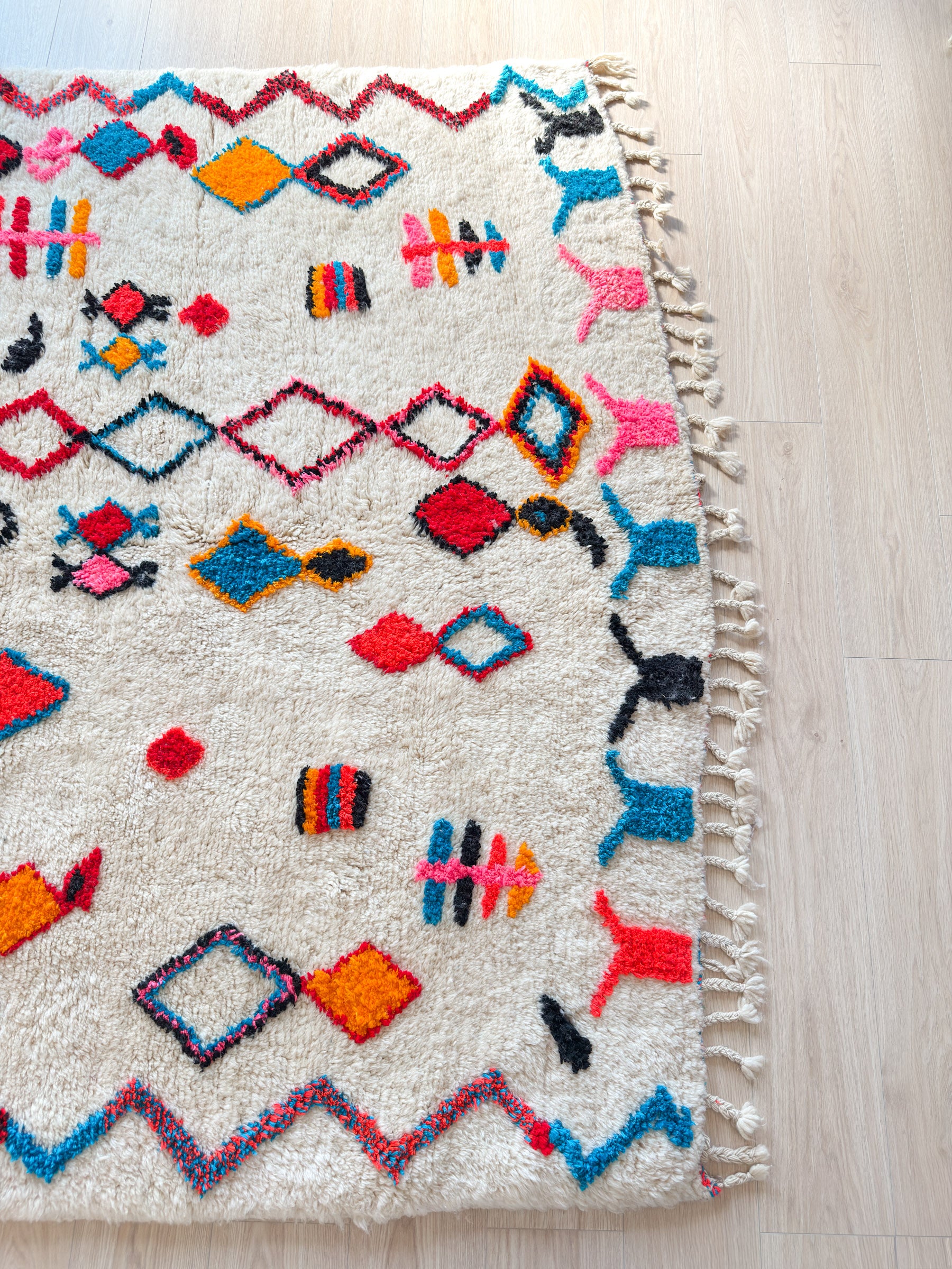 Colorful Berber rug 207 x 334 cm - n°2276