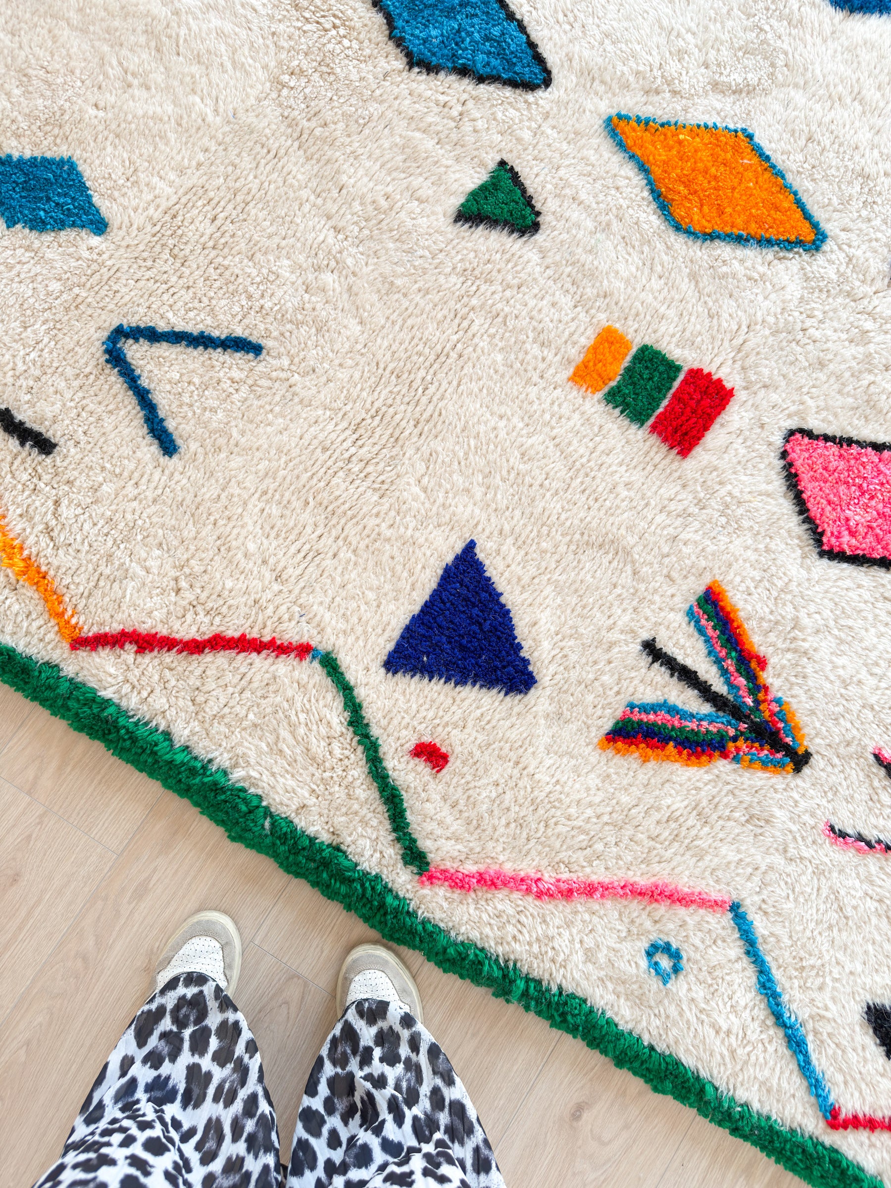 Colorful Berber carpet - n°2283