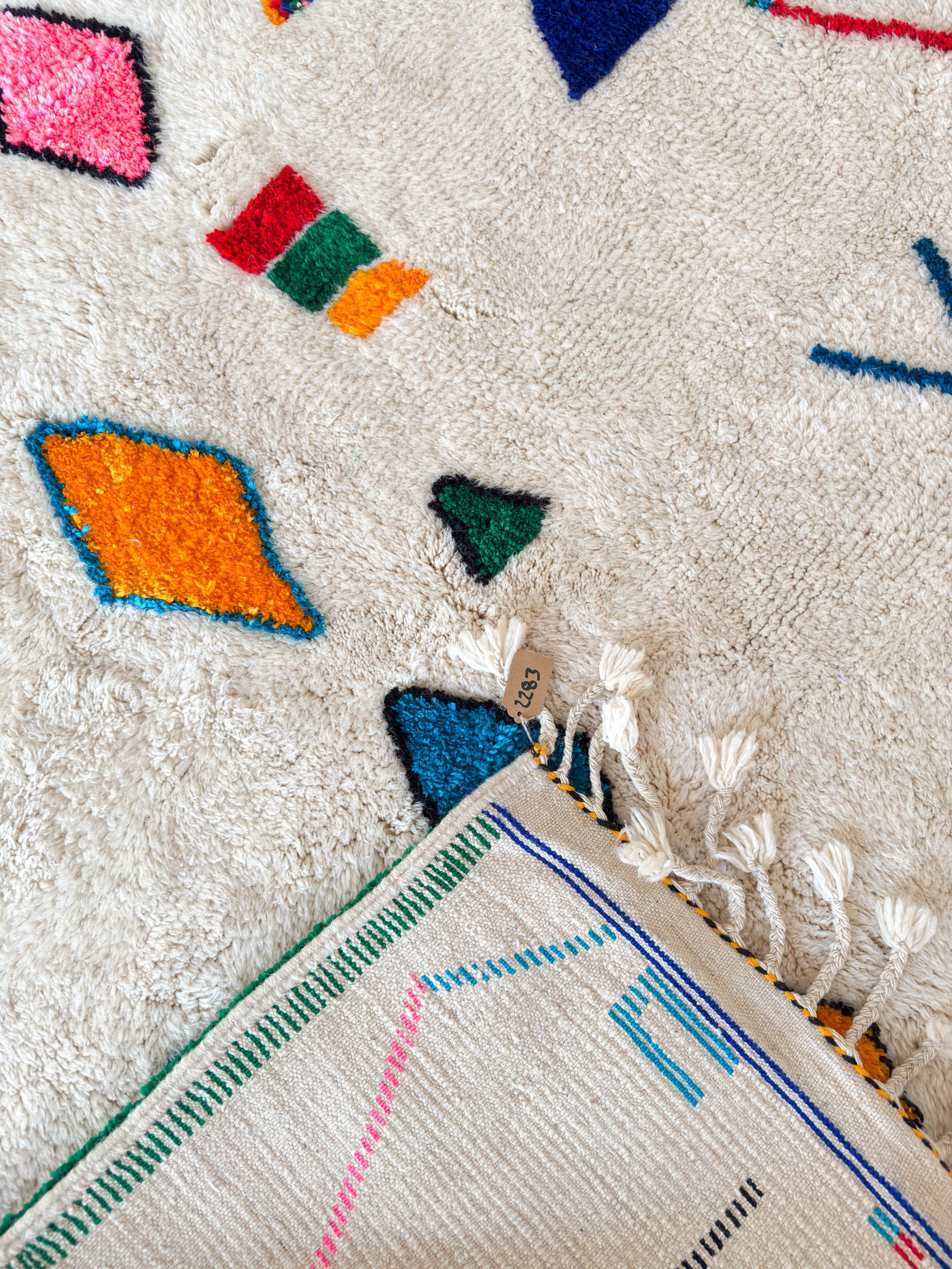 Colorful Berber rug 194 x 331 cm - n°2283