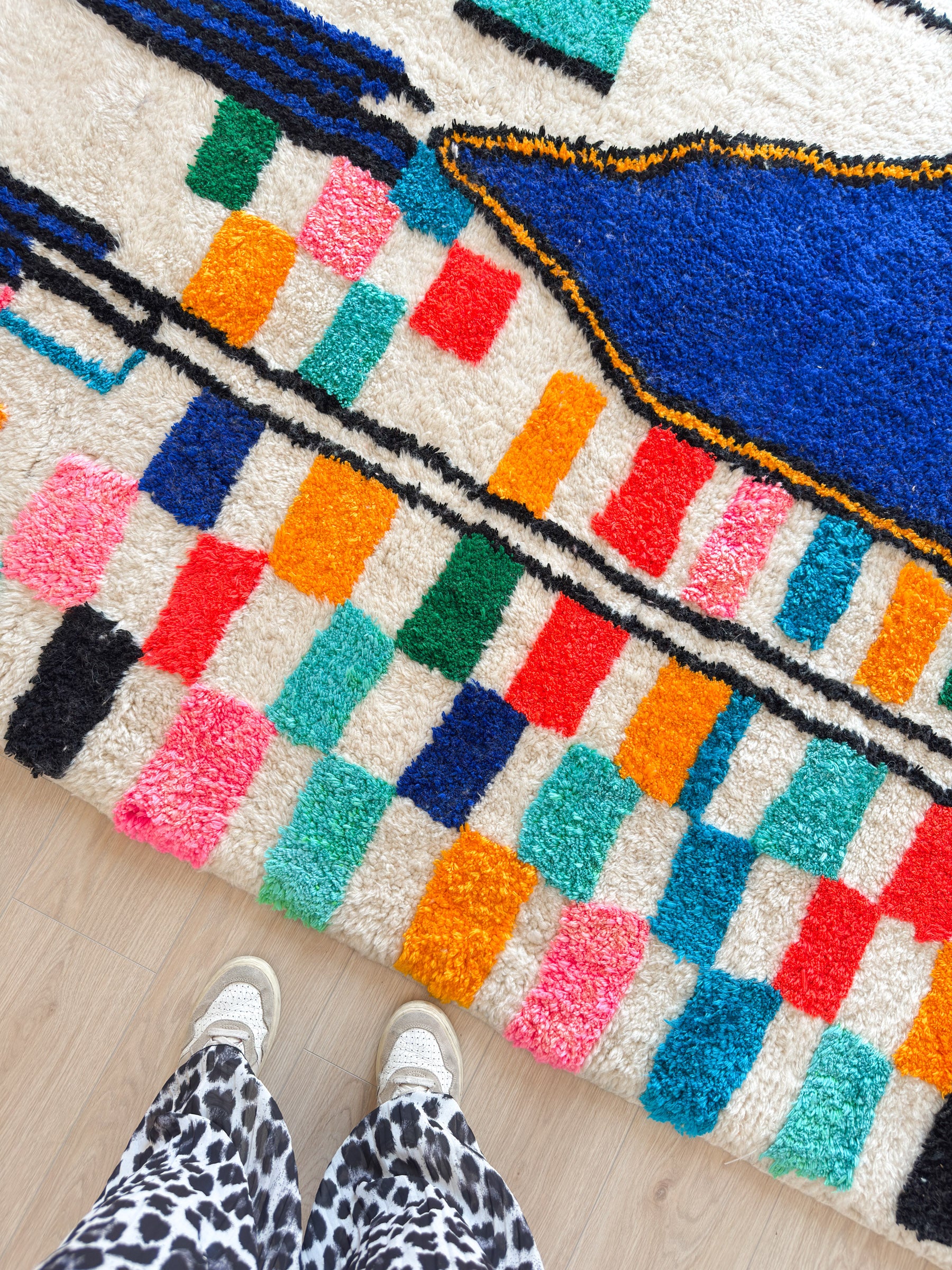 Colorful Berber rug 213 x 331 cm - n°2304