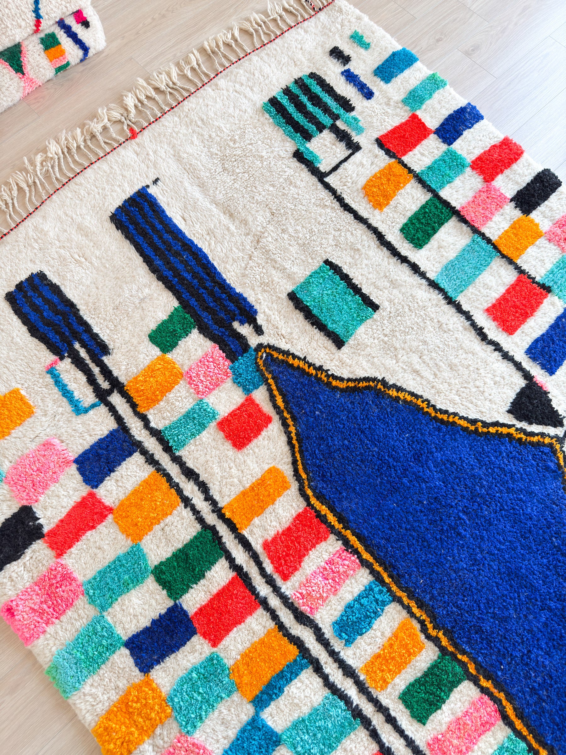Colorful Berber rug 213 x 331 cm - n°2304