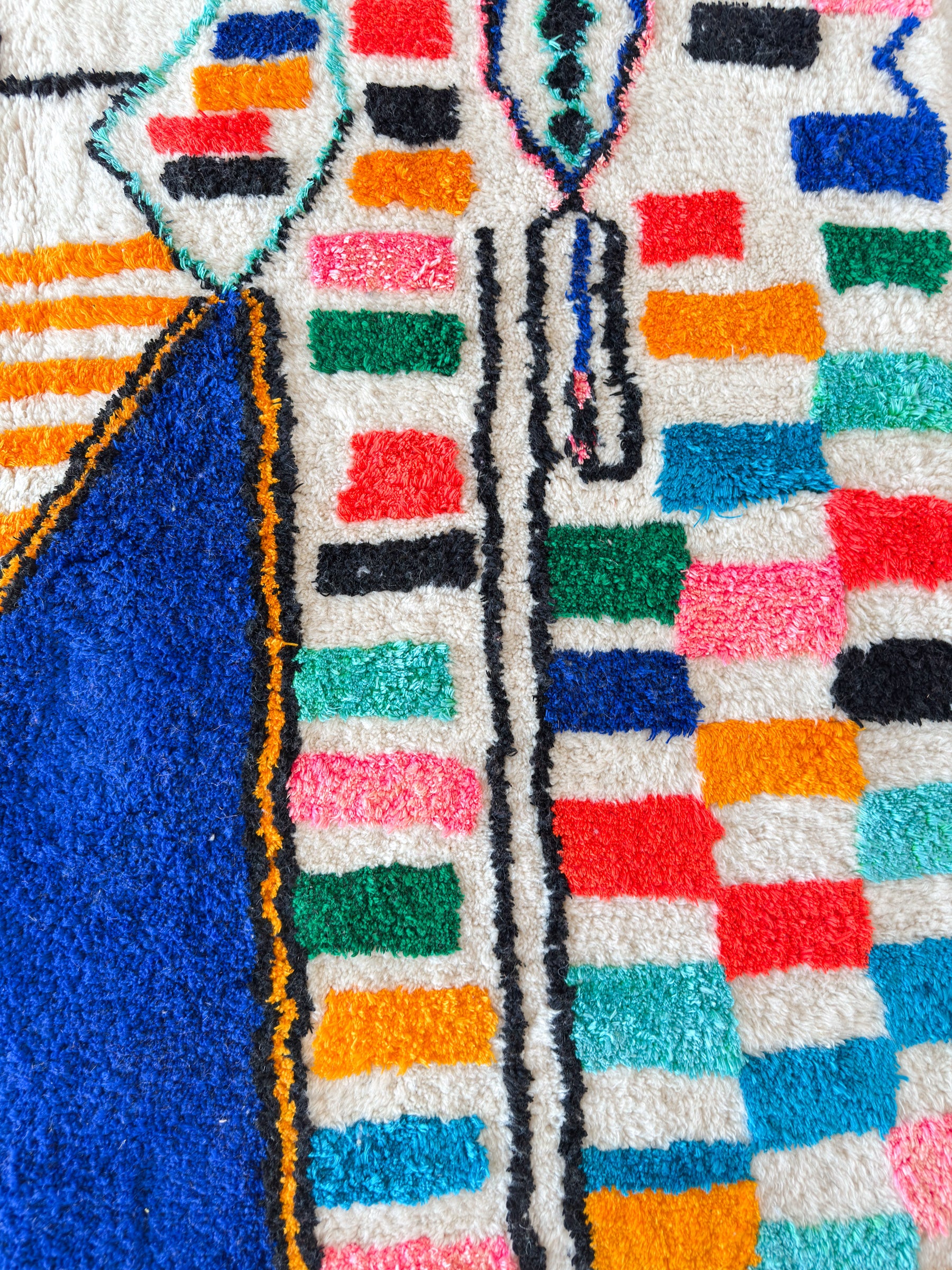 Colorful Berber rug 213 x 331 cm - n°2304