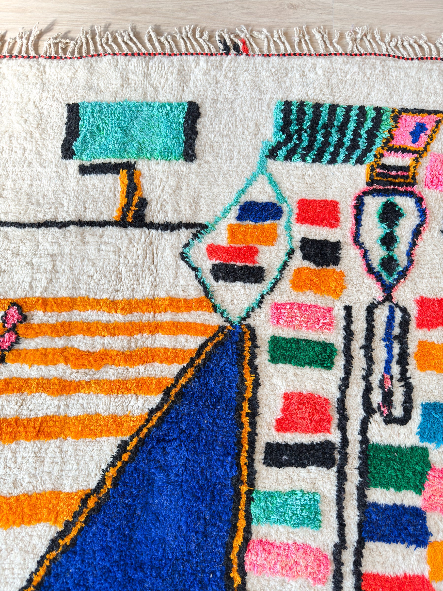 Colorful Berber rug 213 x 331 cm - n°2304