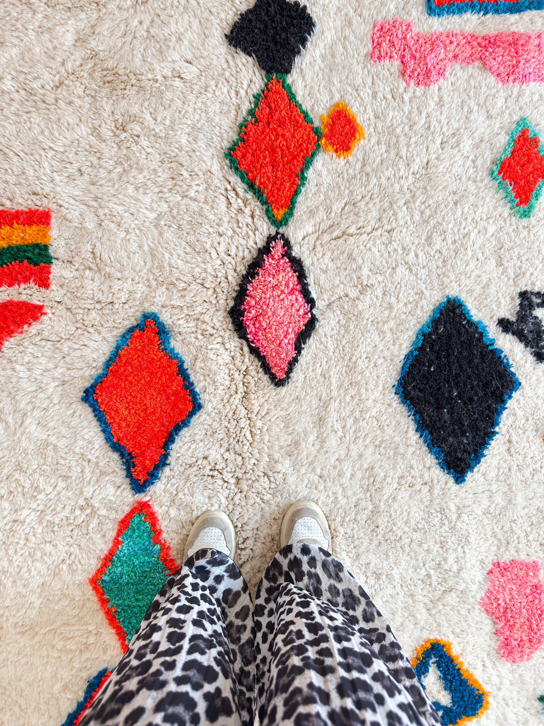 Bunter Berberteppich 209 x 339 cm - Nr. 2274