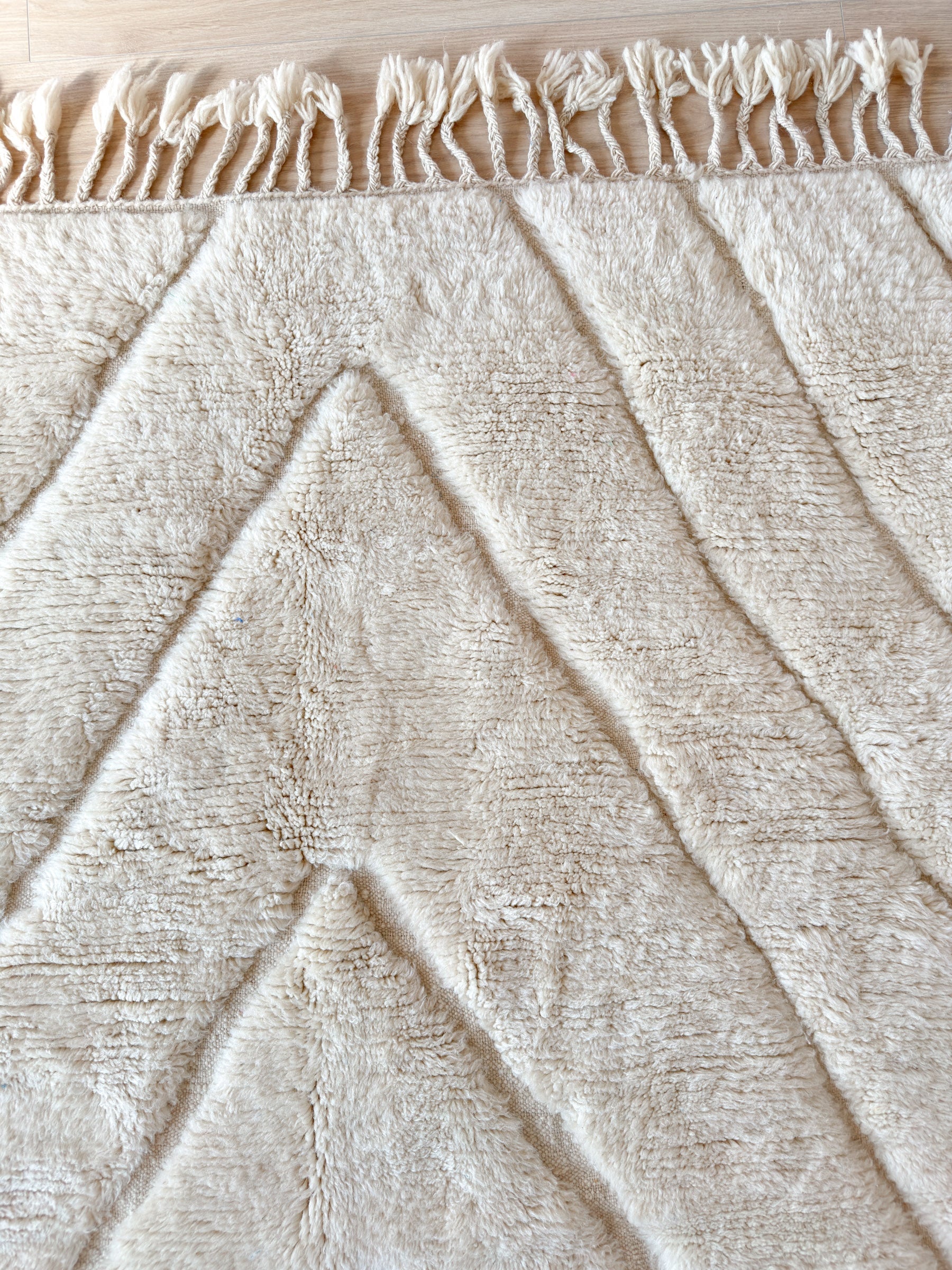 Weißer Berberteppich - Nr. 2297