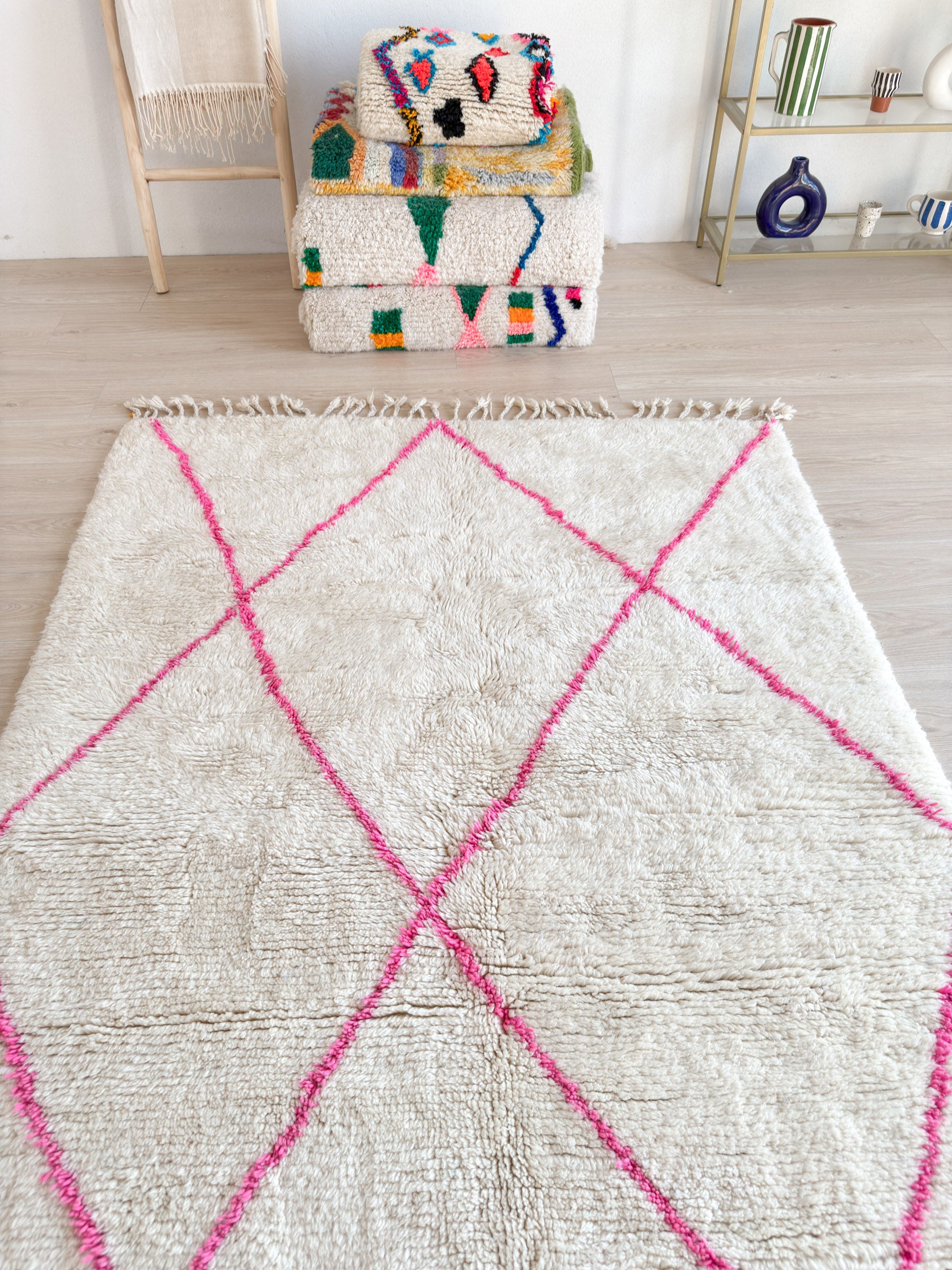 Colorful Berber rug 150 x 251 cm - n°2312