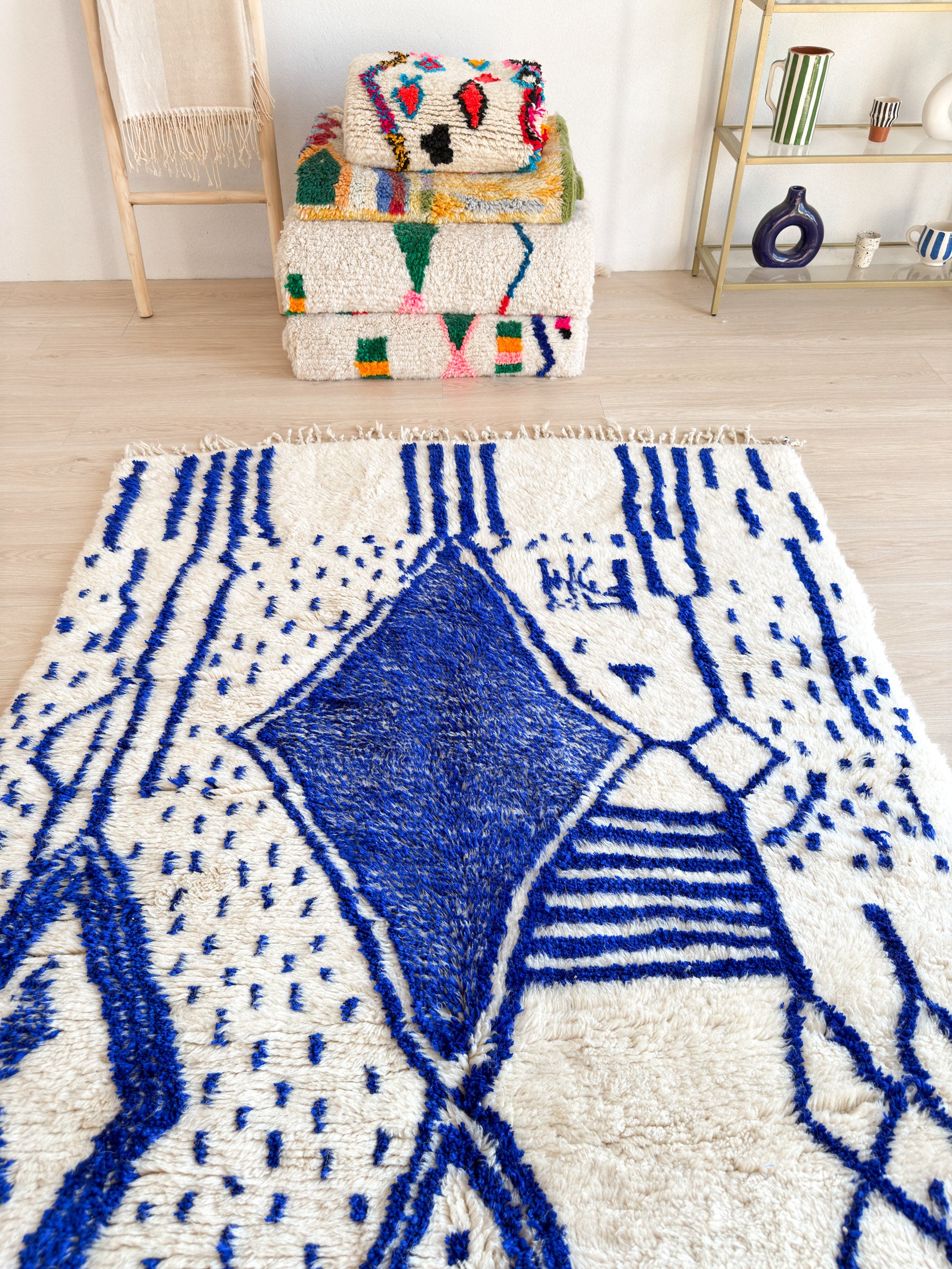 Colorful Berber rug 149 x 235 cm - n°2291