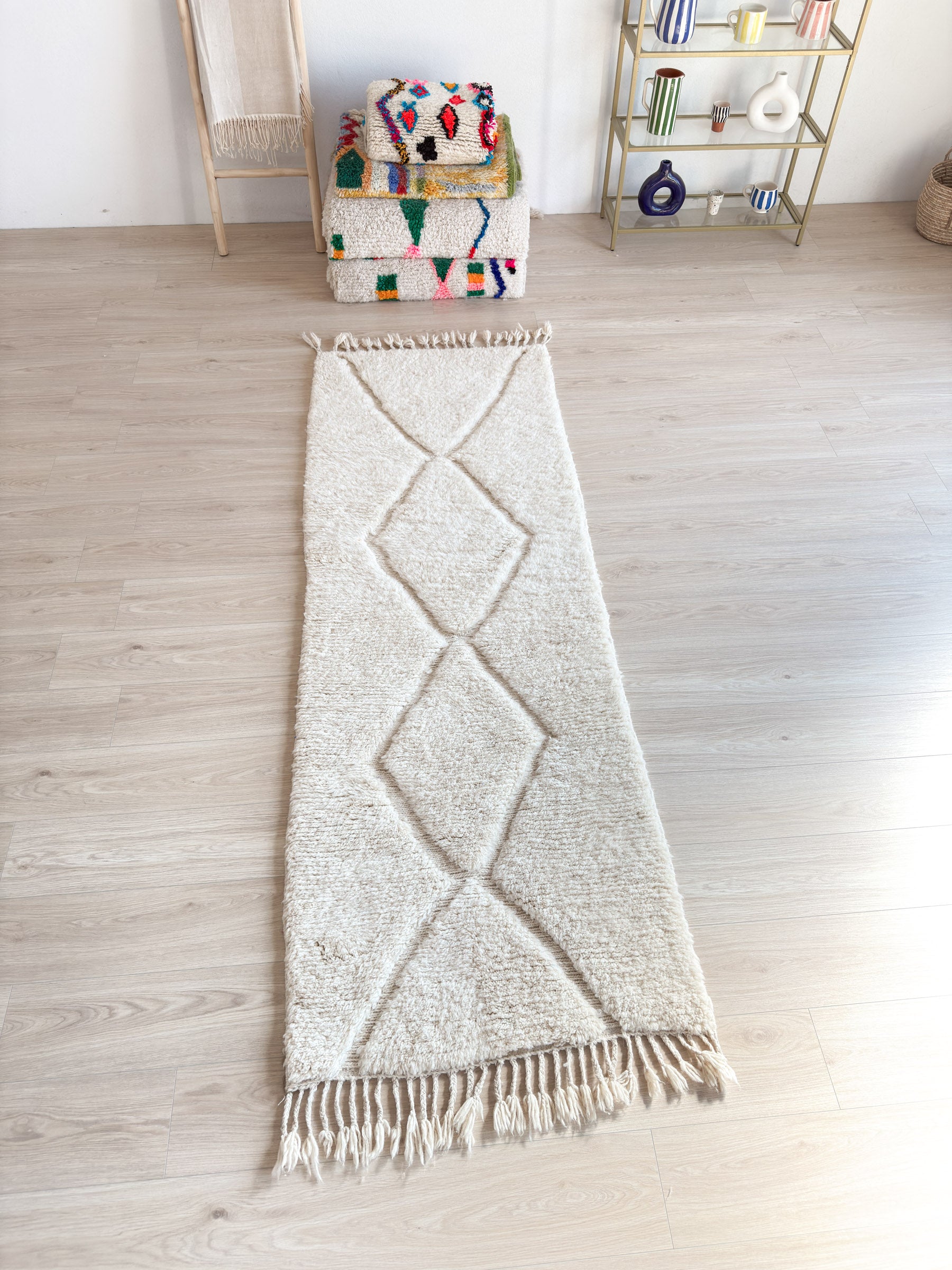 Tapete de corredor Beni Ouarain 86 x 263 cm - n°2265