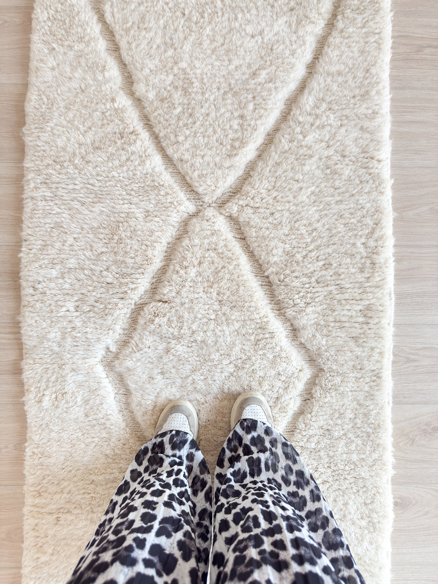 Alfombra de pasillo Beni Ouarain 86 x 263 cm - n°2265