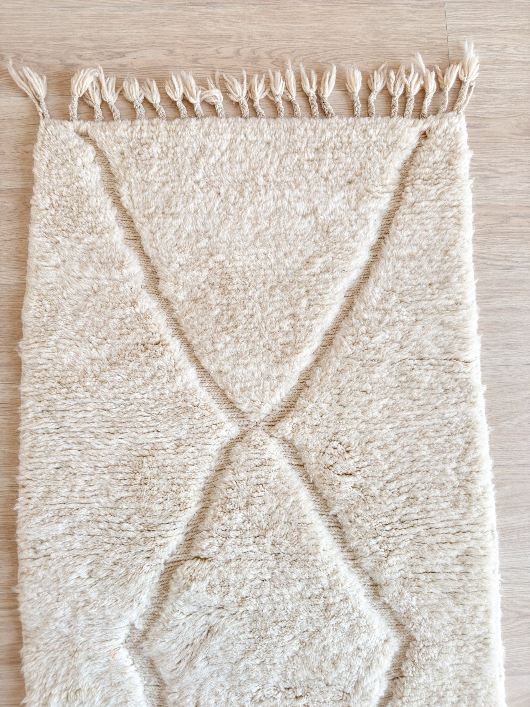 Alfombra de pasillo Beni Ouarain 86 x 263 cm - n°2265