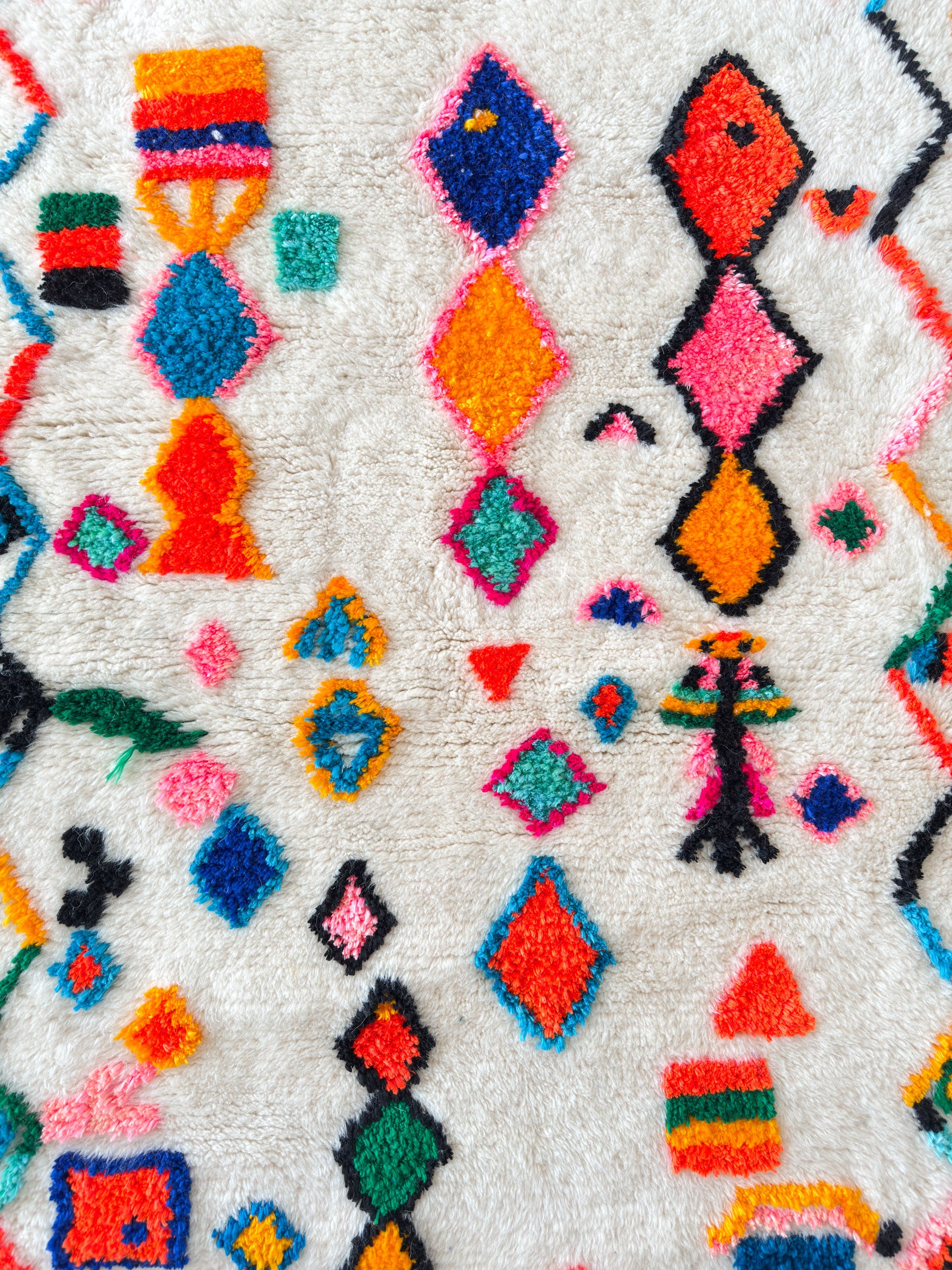 Colorful Berber rug 100 x 170 cm - No. 2386