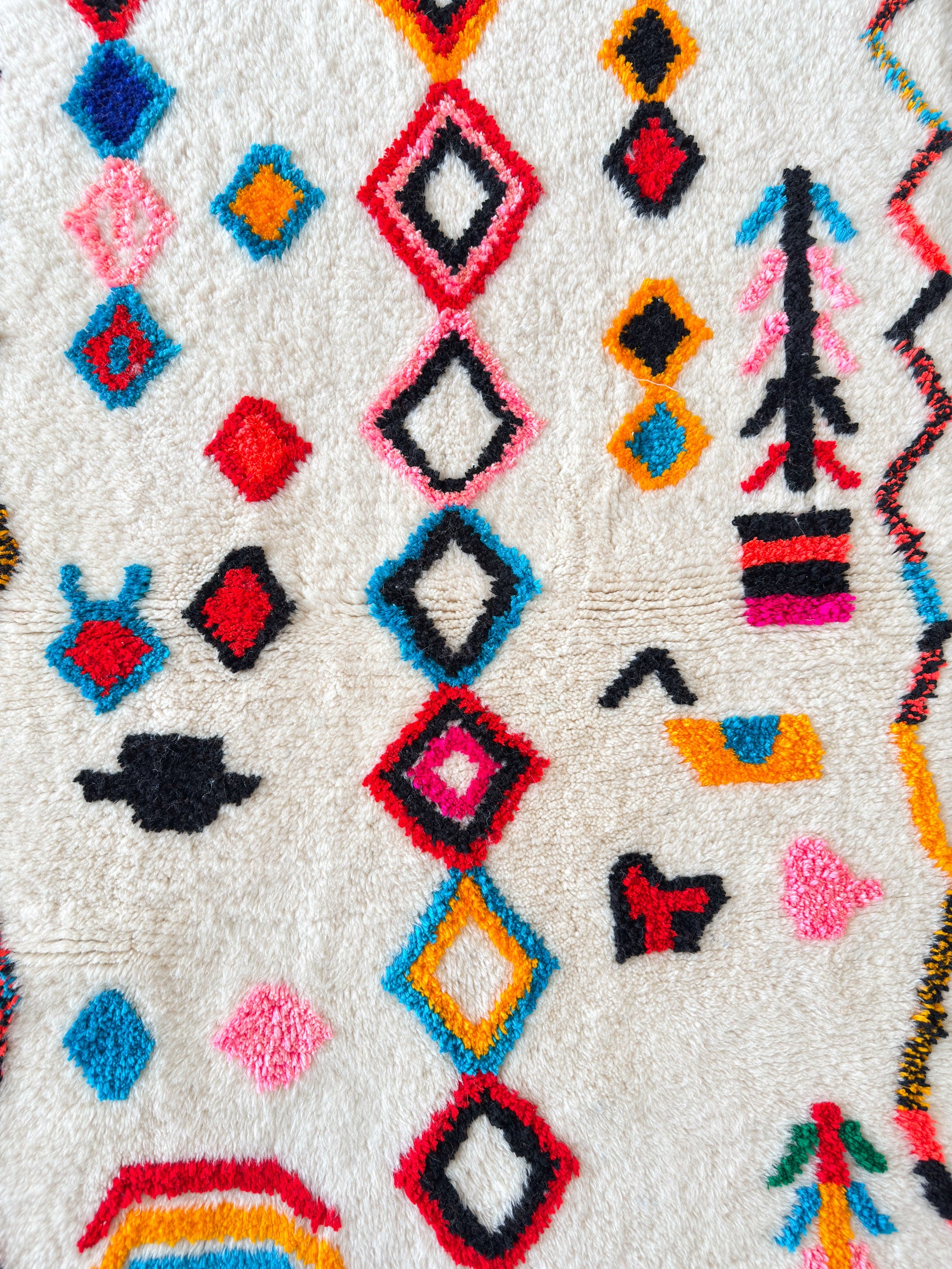 Colorful Berber rug 100 x 178 cm - No. 2390