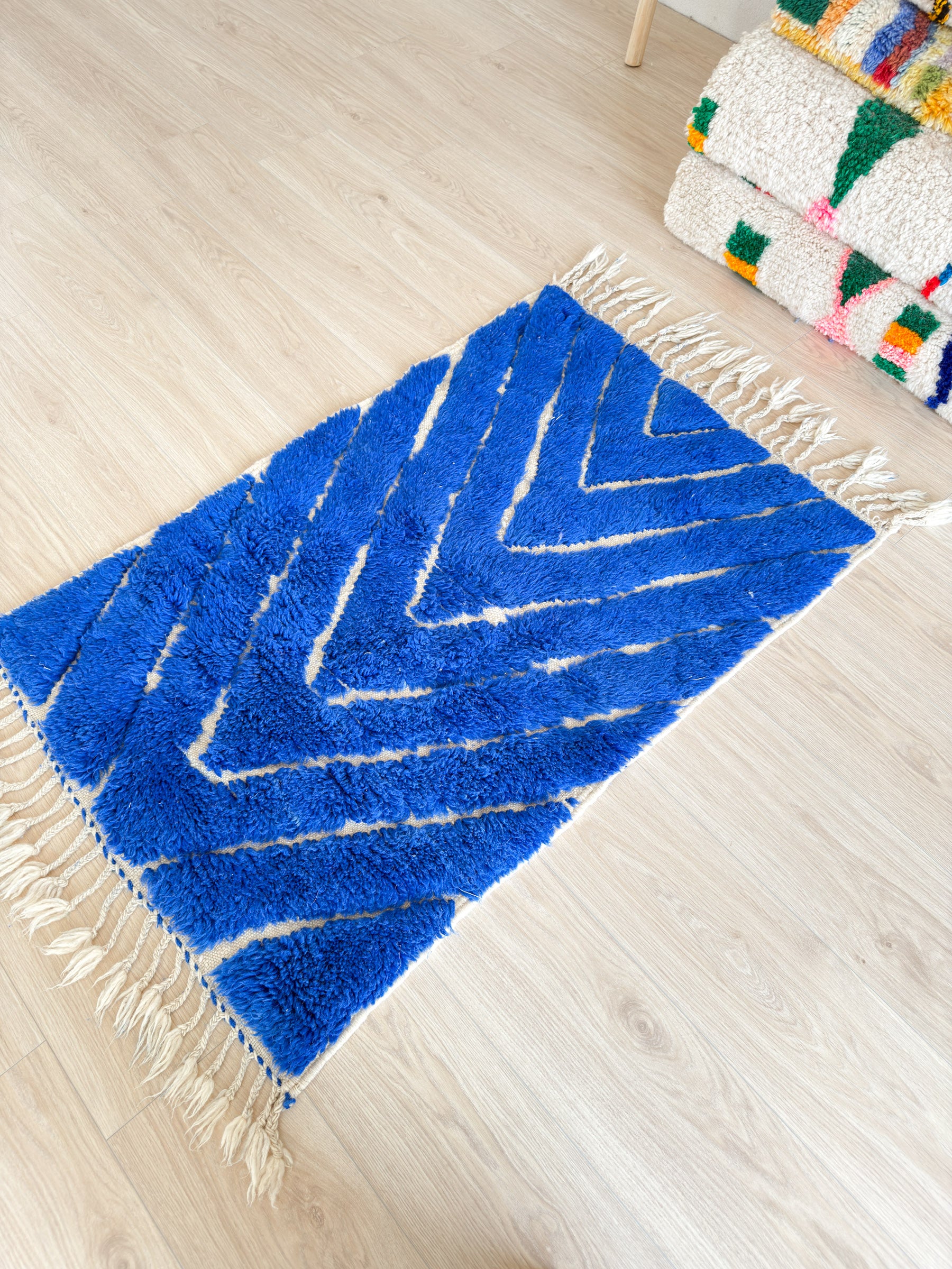 Tapis berbère coloré 77 x 133 cm - n°2397