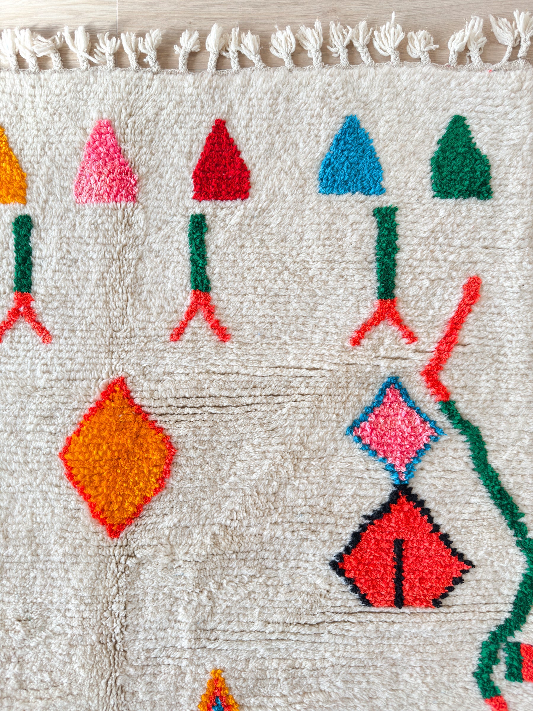 Tapis berbère coloré 150 x 223 cm - n°2379