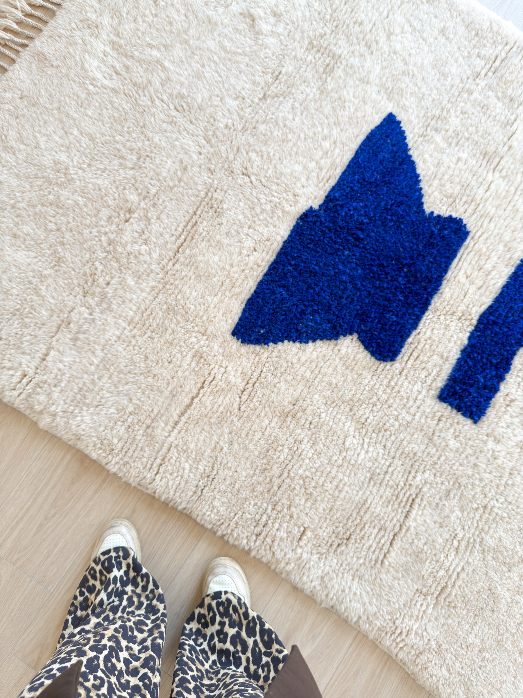 Colorful Berber rug 145 x 216 cm - No. 2394