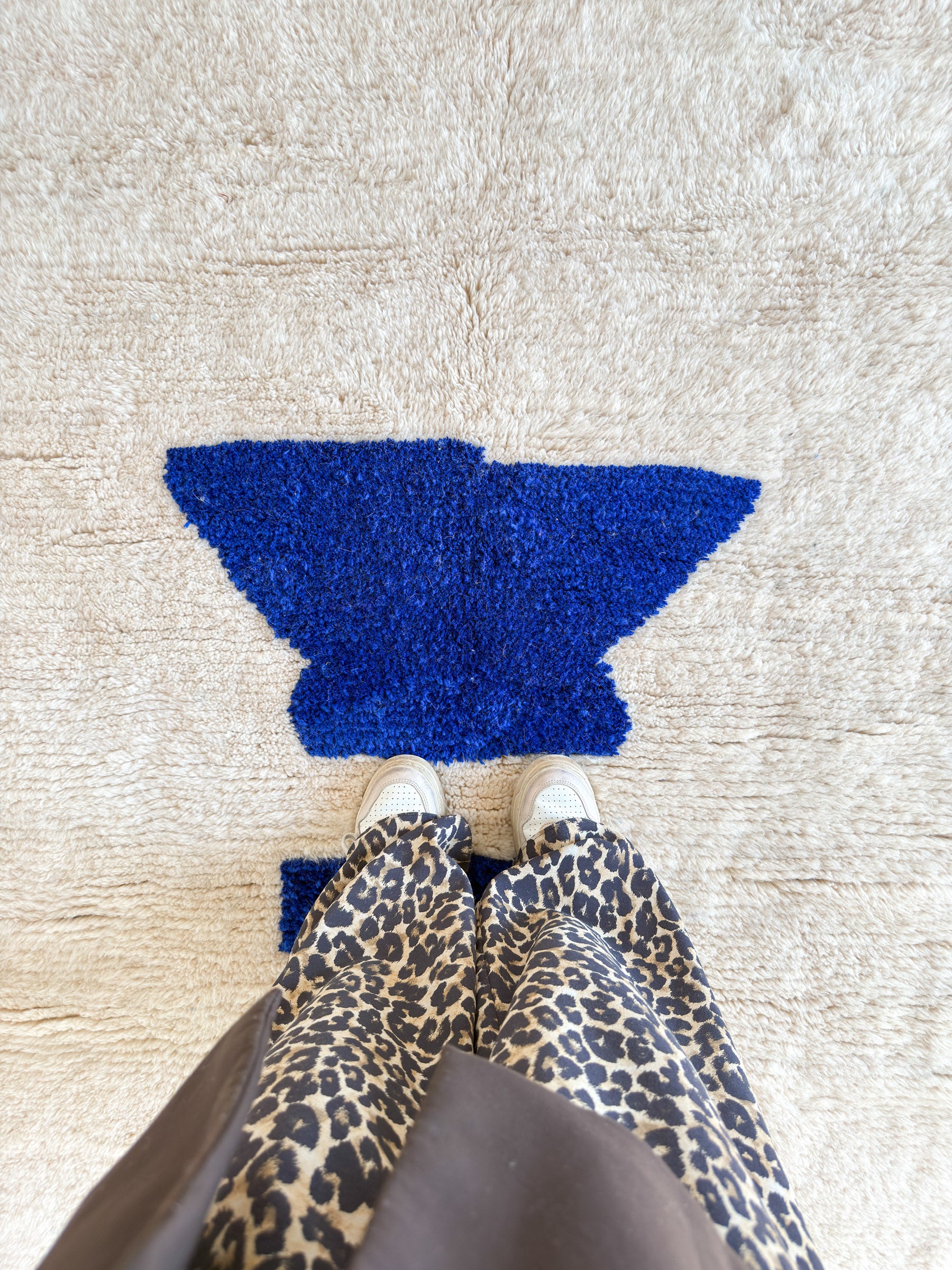 Colorful Berber rug 145 x 216 cm - No. 2394